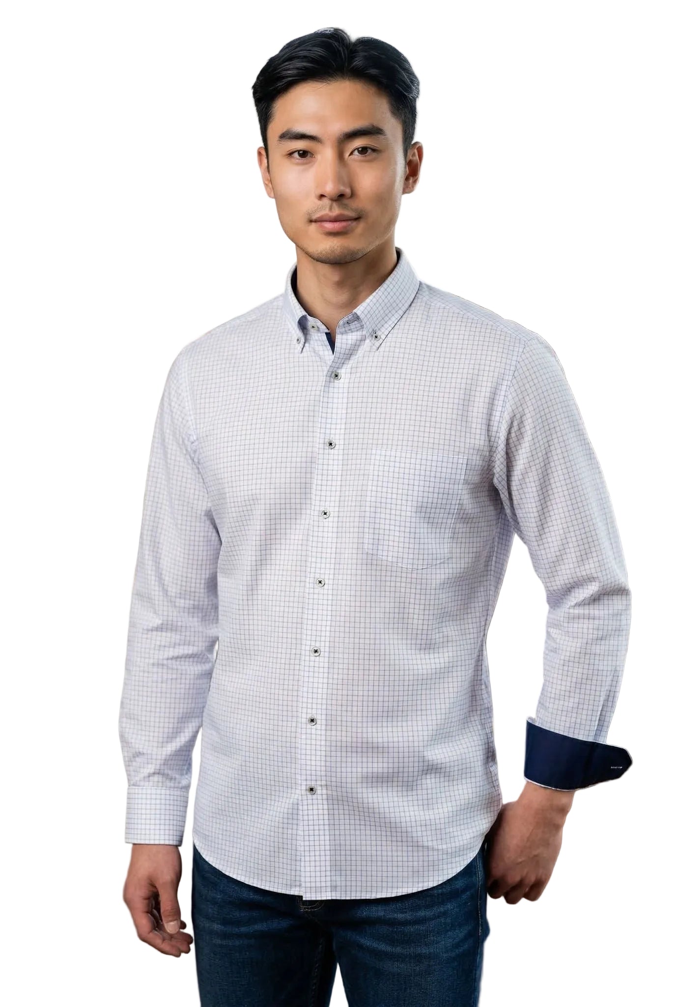 Eterna Regular Fit Long Sleeve Shirt