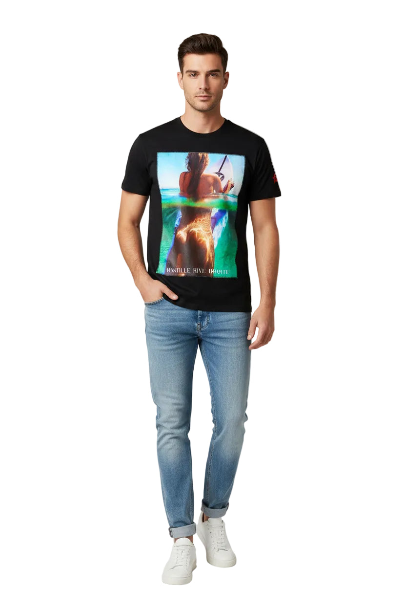 Bastille Rive Droite Regular Fit T-Shirt