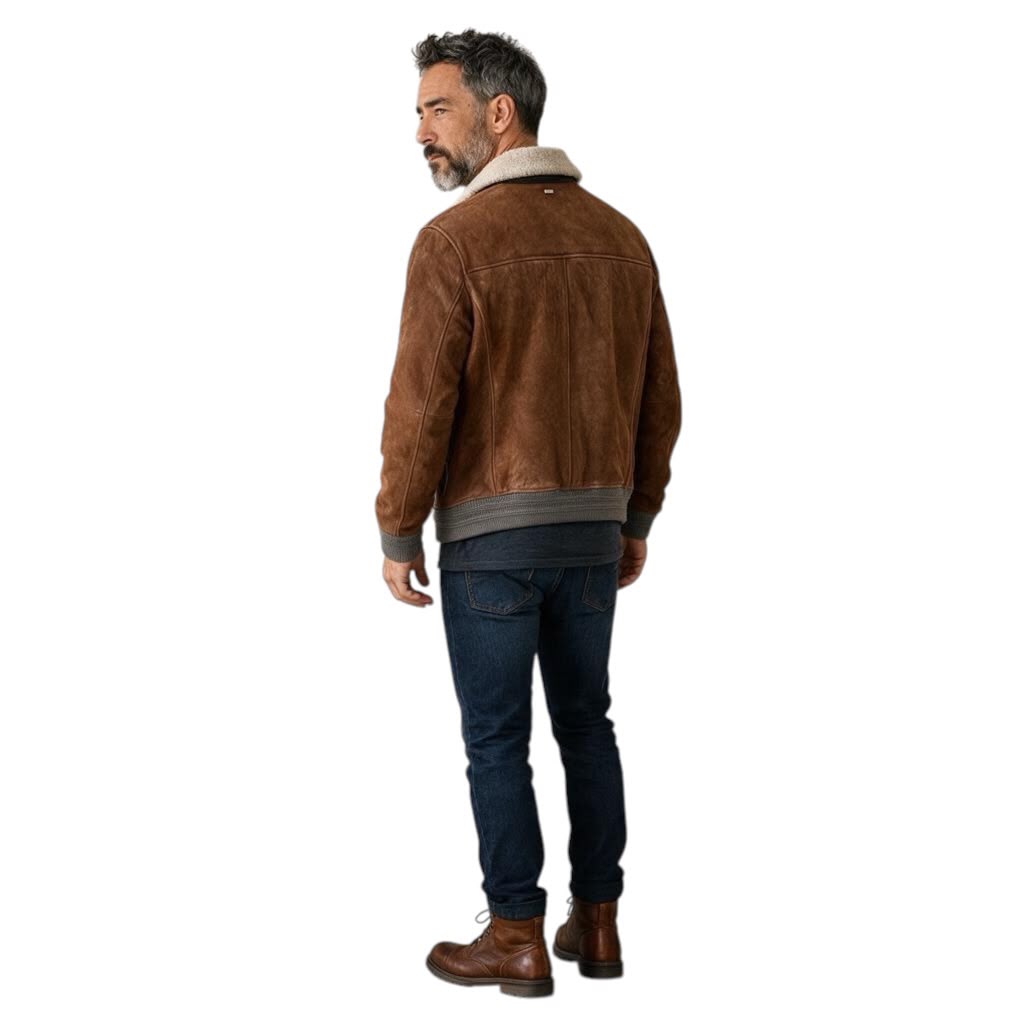 Bugatti Leather Bomber Jacket