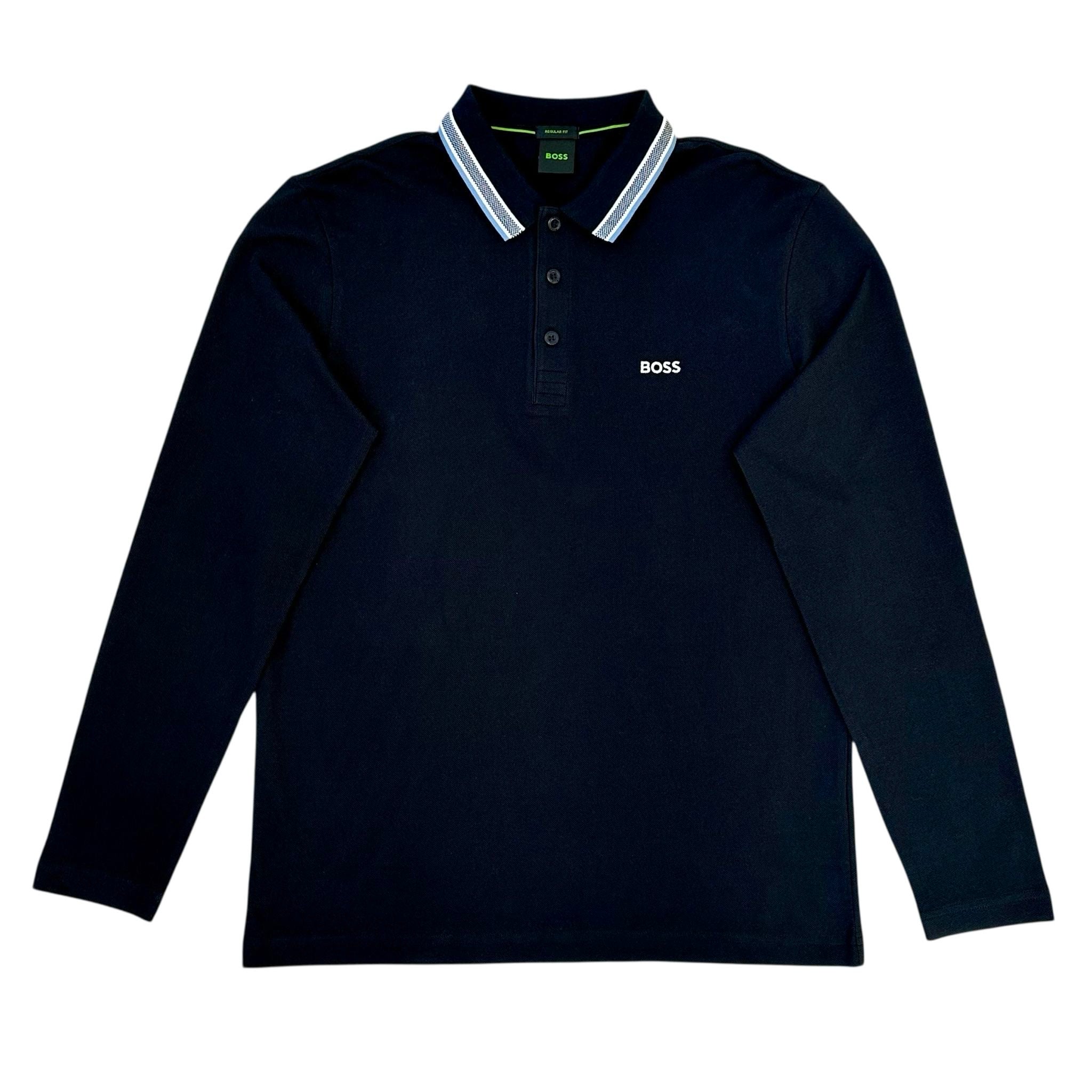 Boss Green Long Sleeve Regular Fit Long Sleeve Polo Shirt