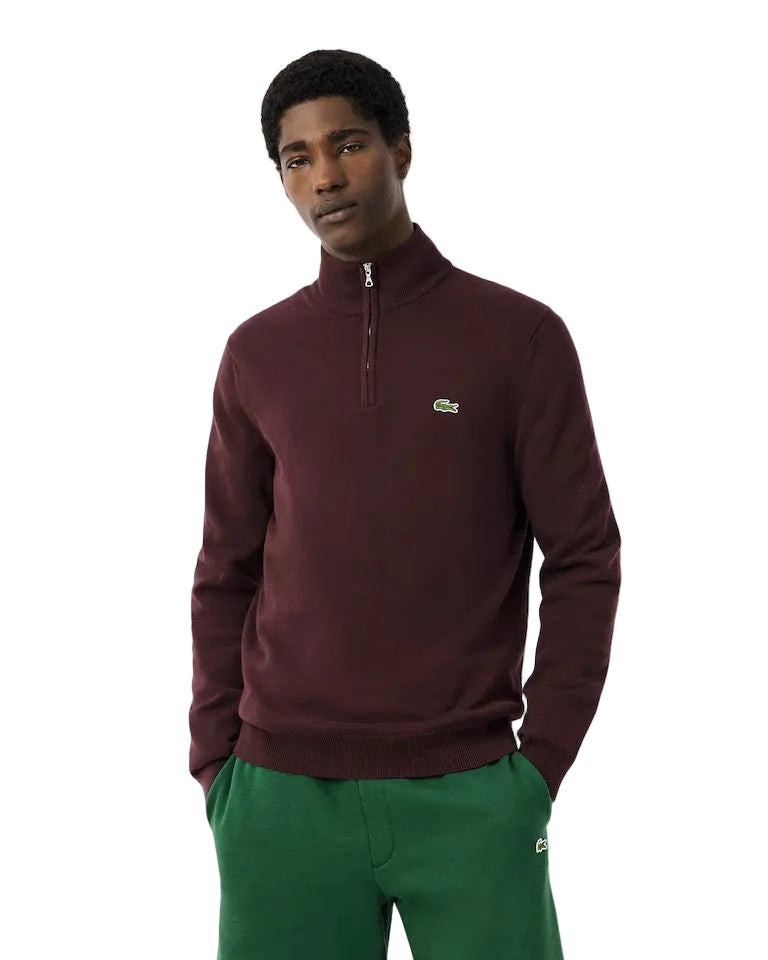 Lacoste 1/4 Zip Knitted Sweatshirt