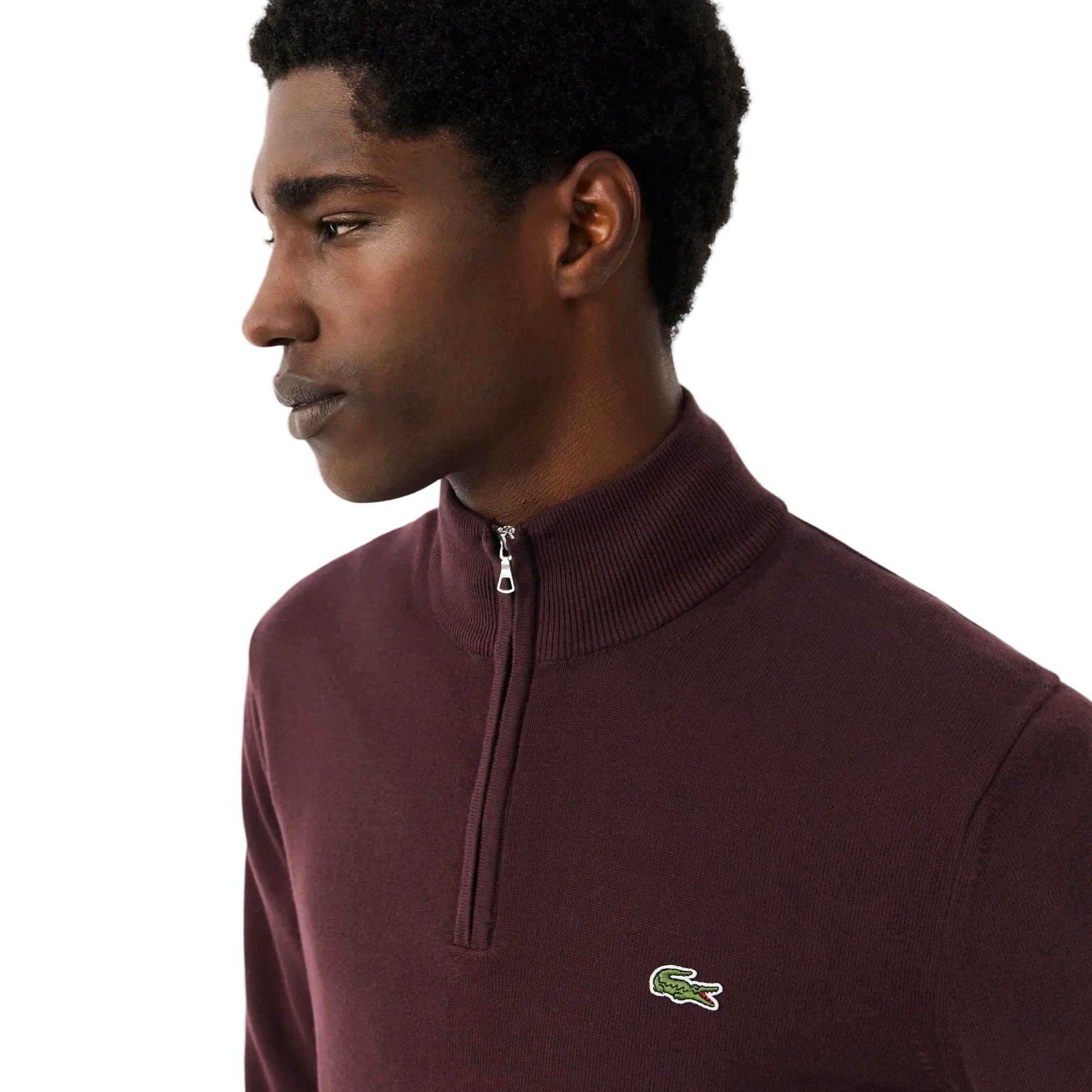 Lacoste 1/4 Zip Knitted Sweatshirt