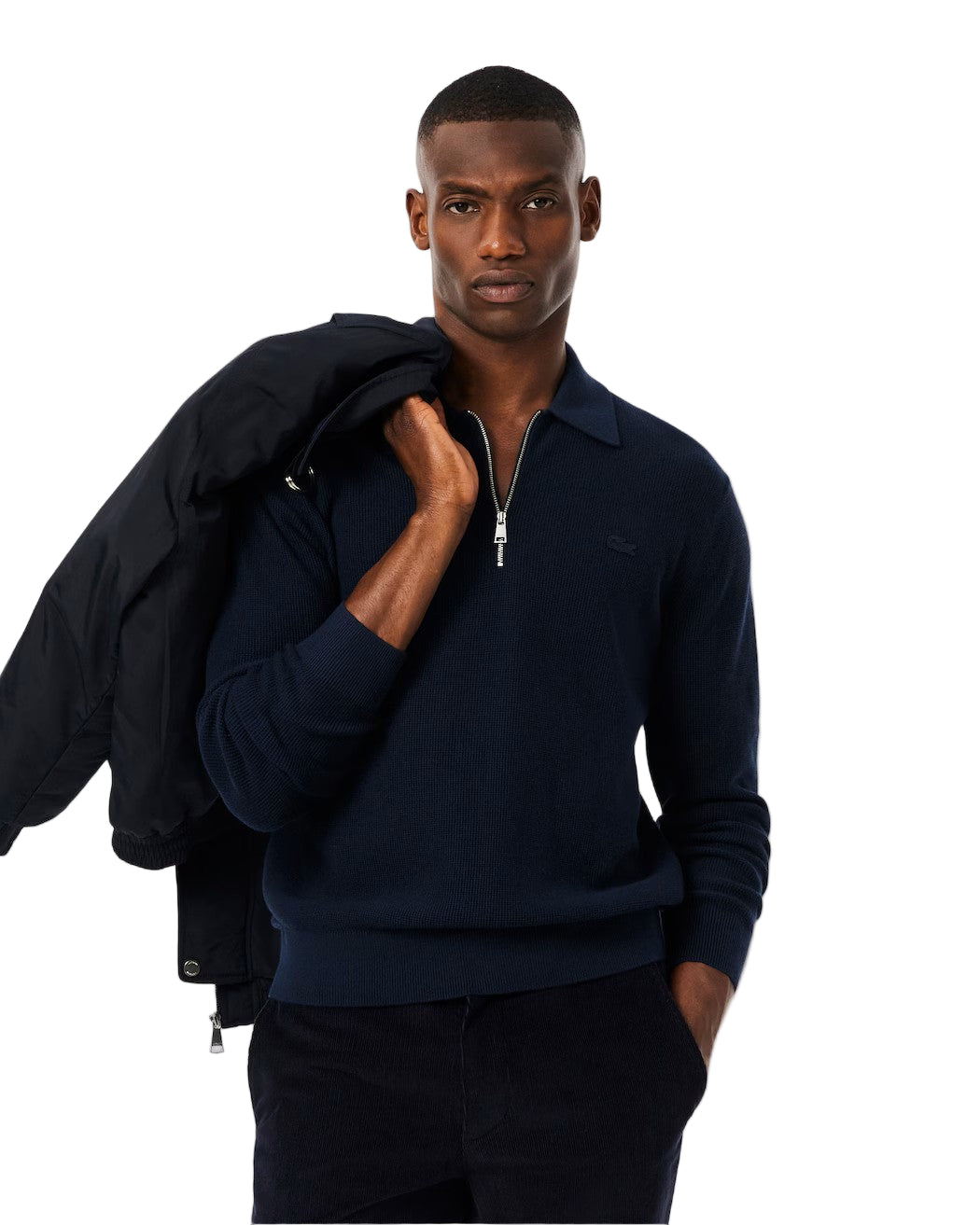 Lacoste 1/4 Zip Knitted Sweatshirt