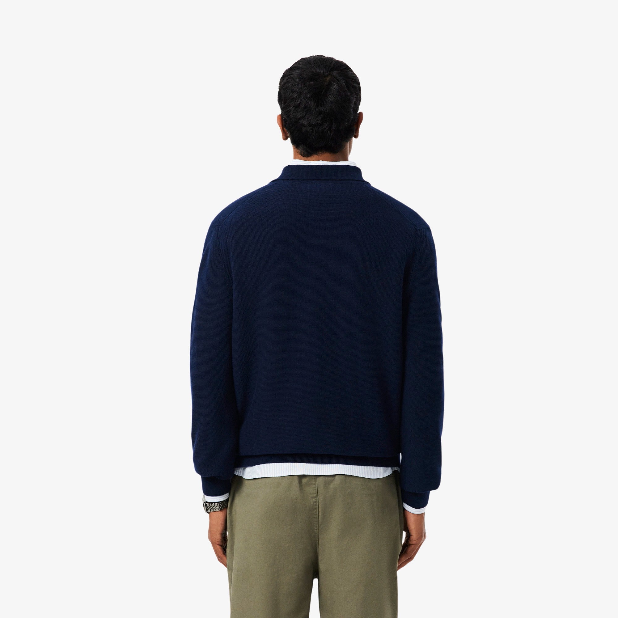 Lacoste 2 Button Knitted Sweatshirt