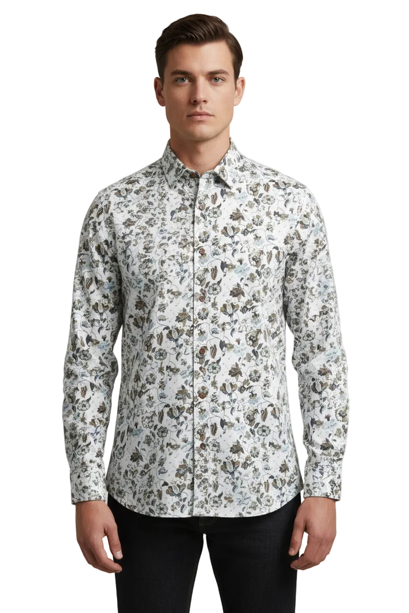 Eterna Regular Fit Long Sleeve Shirt