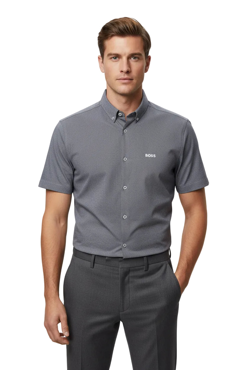 Boss Green Regular Fit Short Sleeve Shirt