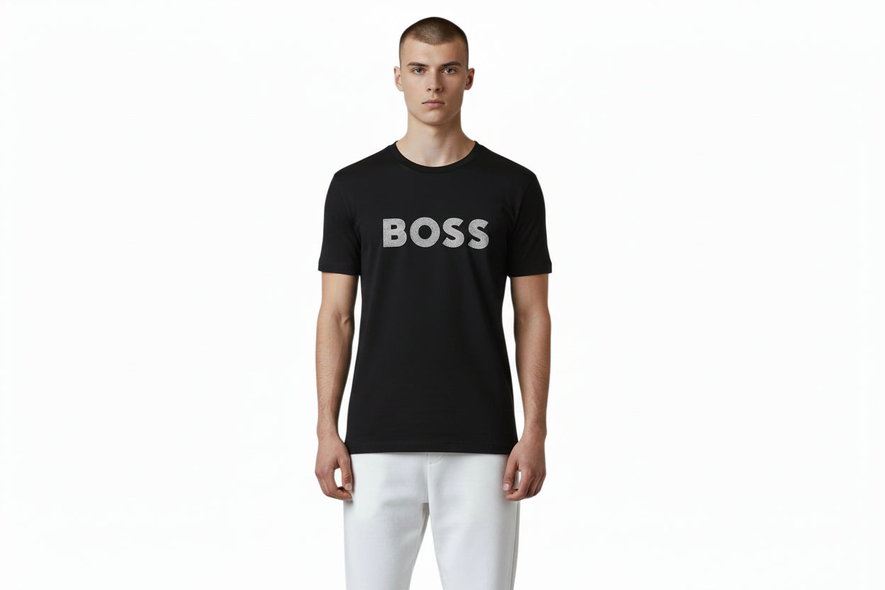 Big & Tall Boss Green Regular Fit T-Shirt
