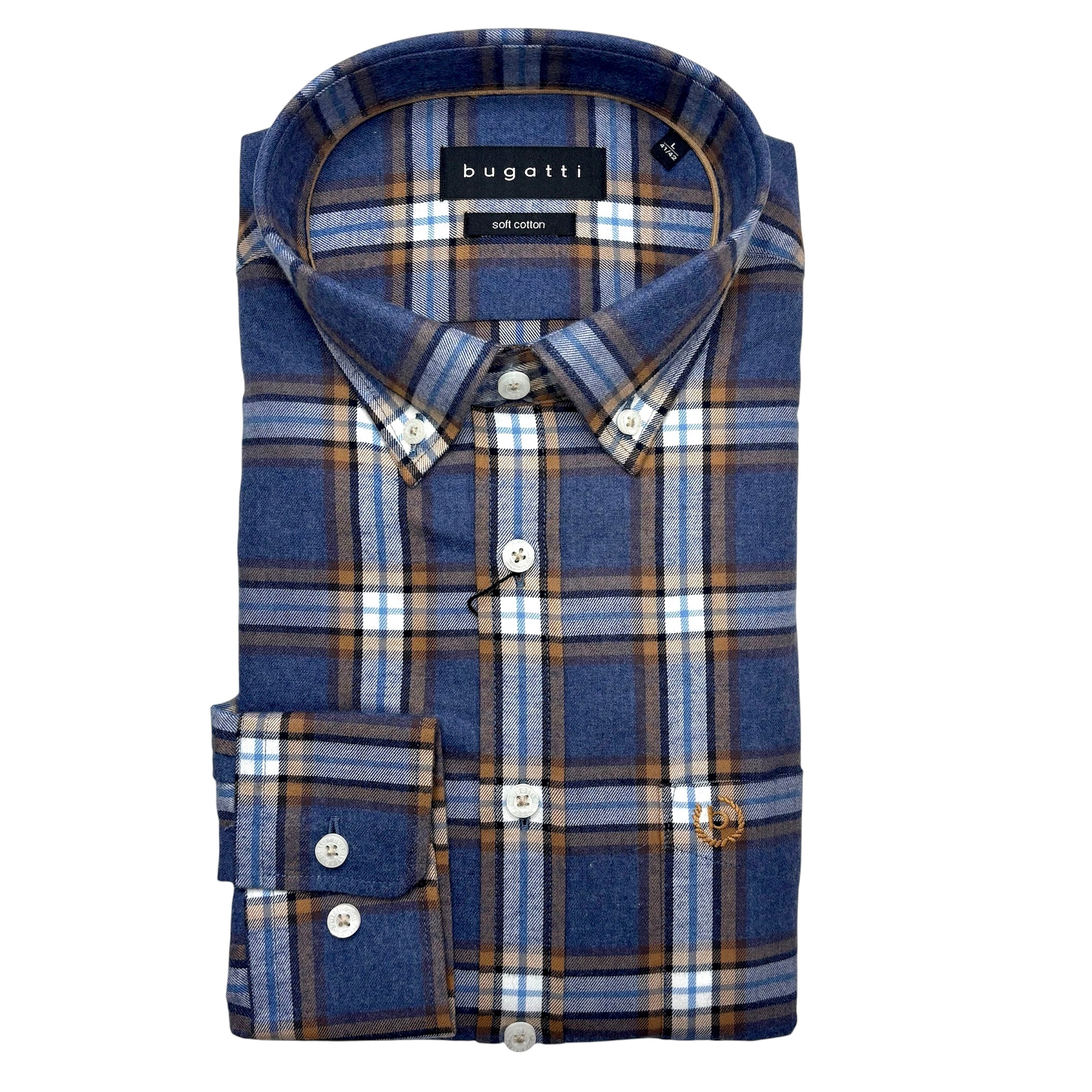 Bugatti Long Sleeve Regular Fit Shirt