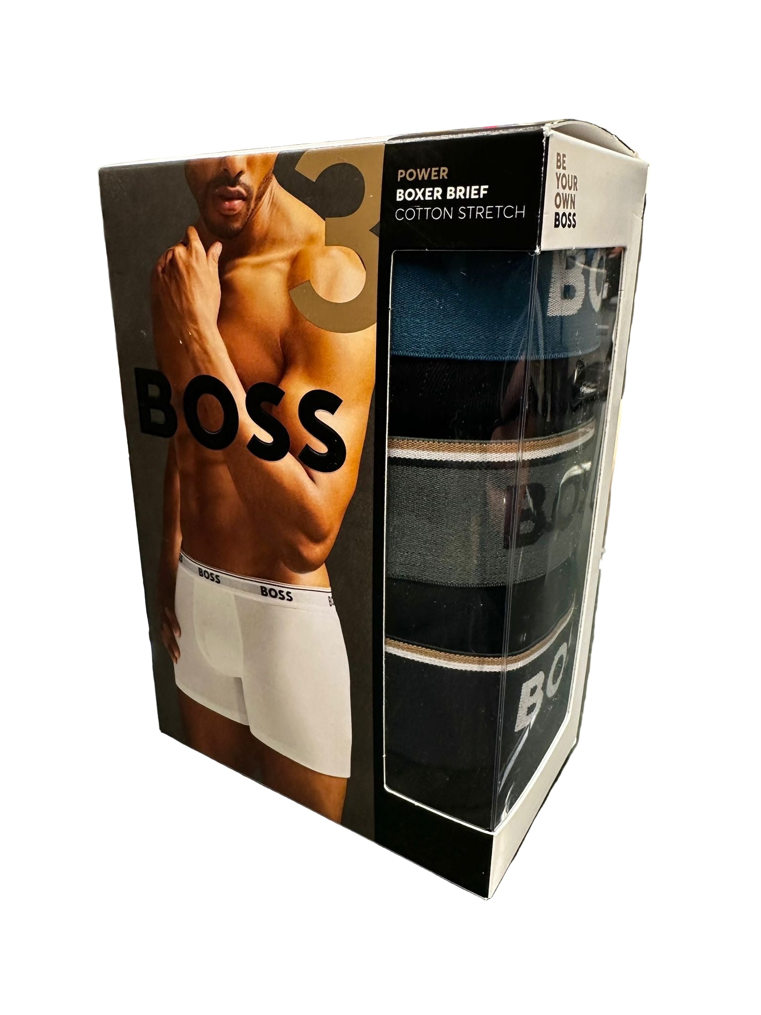 Boss 3 Pack Boxer Trunks