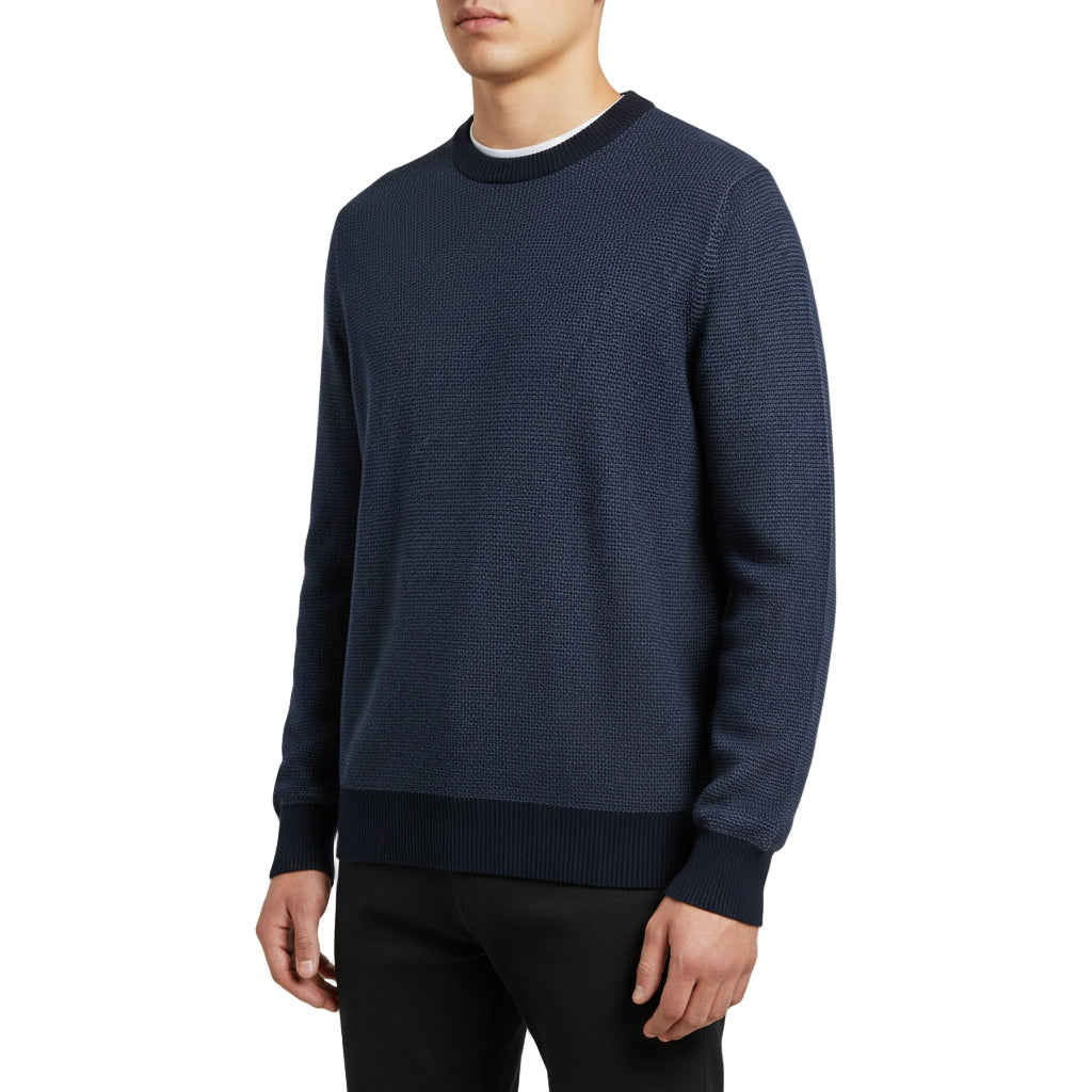 Boss Orange Crew Neck Knitted Sweatshirt