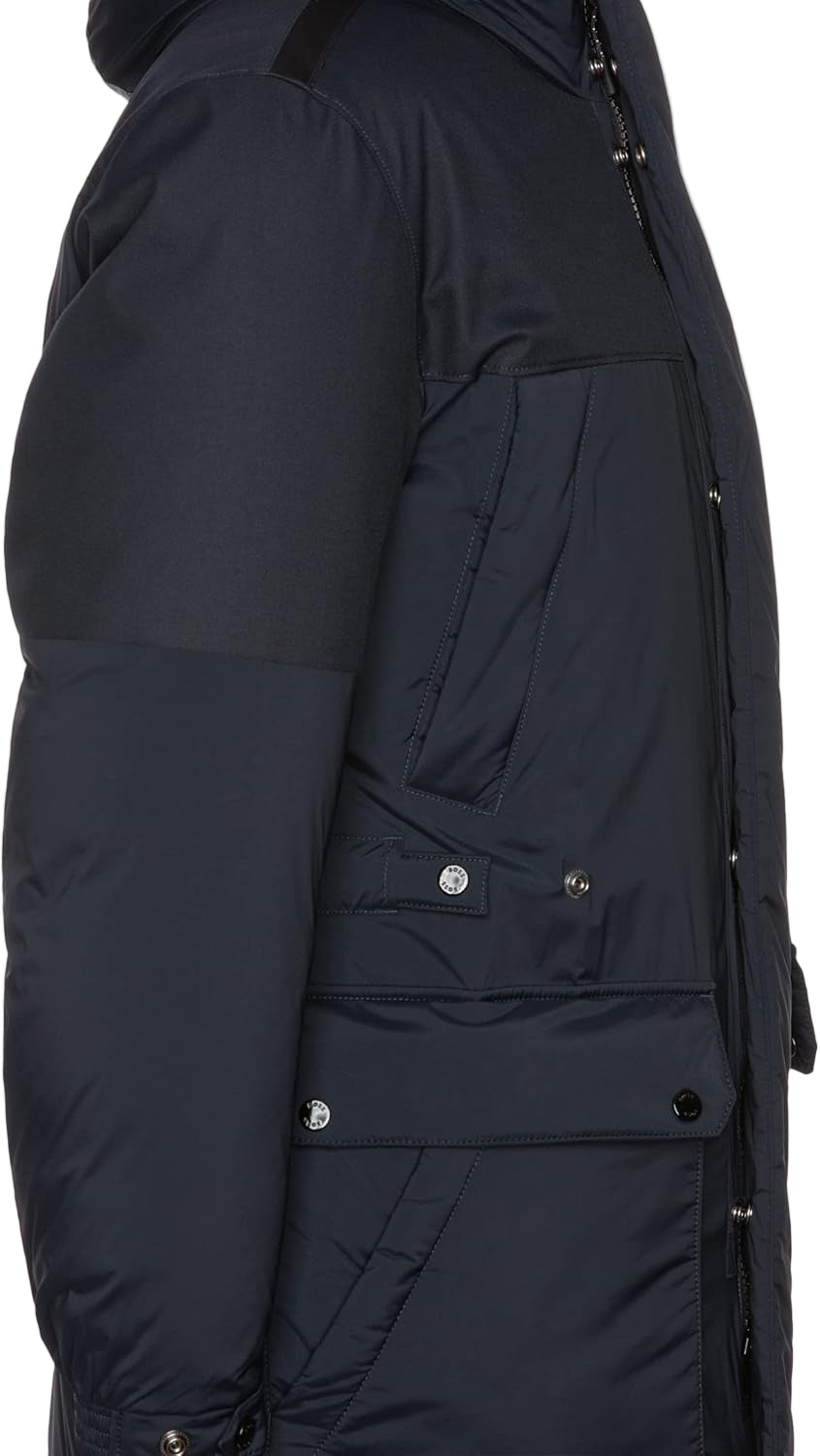 Big & Tall Boss Black Parker Coat