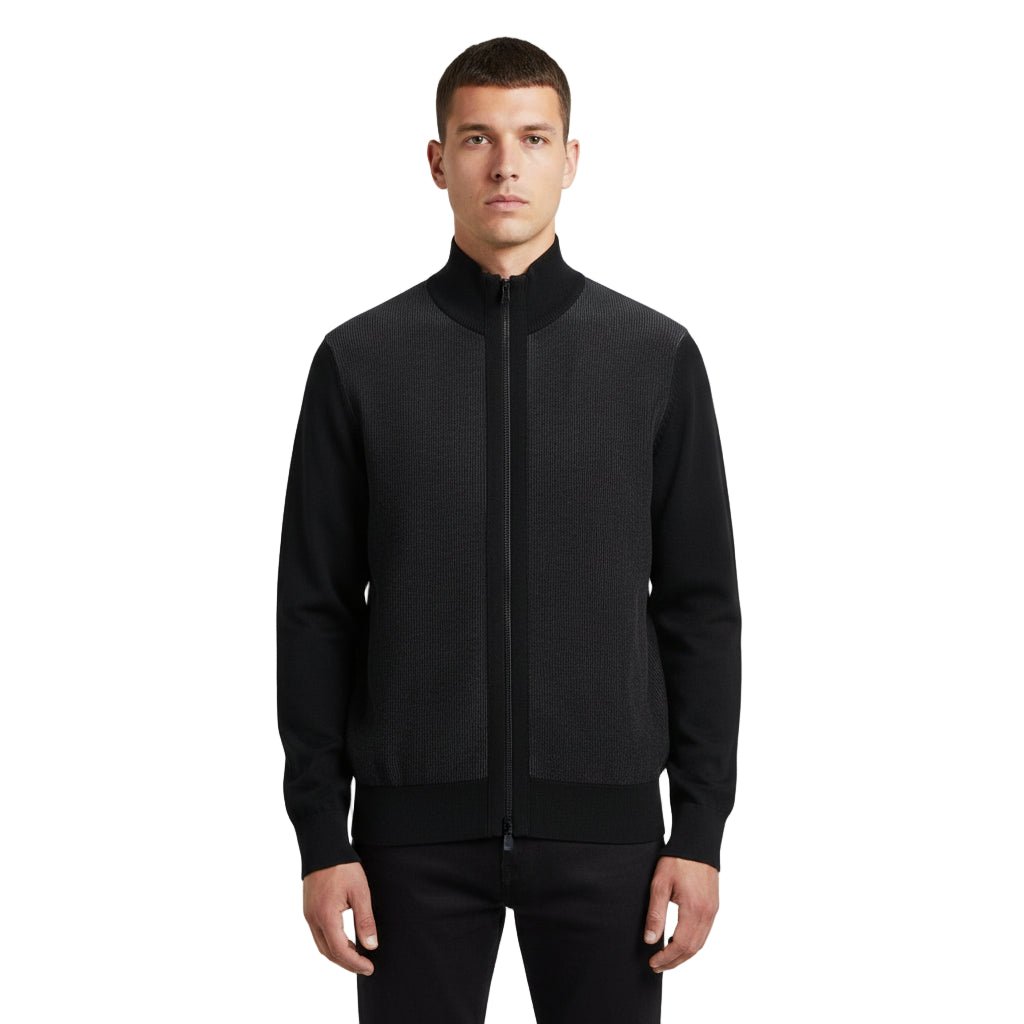 Boss Black Full Zip Knitted Sweatshirt