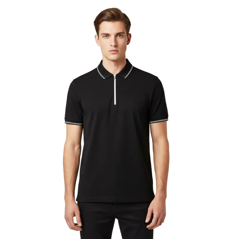 Paul & Shark Regular Fit 1/4 Zip Polo Shirt