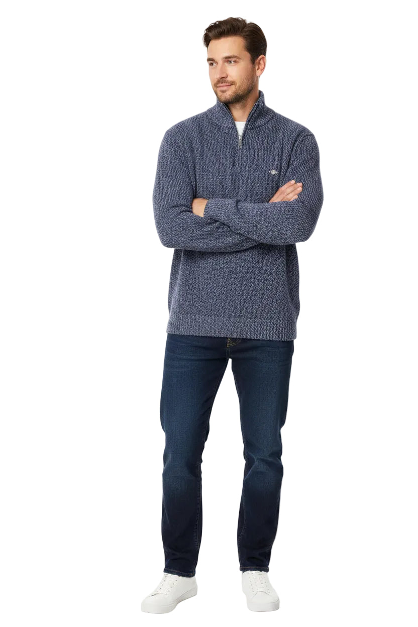 Gant 1/4 Zip Knitted Sweatshirt