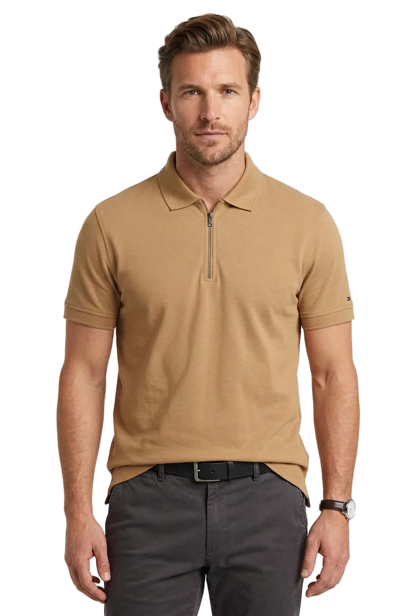 Tommy Hilfiger Slim Fit 1/4 Zip Polo Shirt