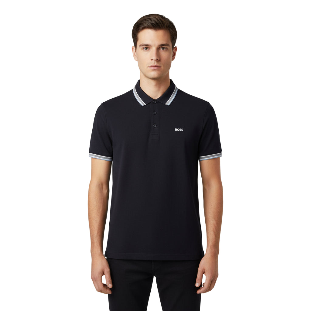 Big & Tall Boss Green Short Sleeve Polo Shirt