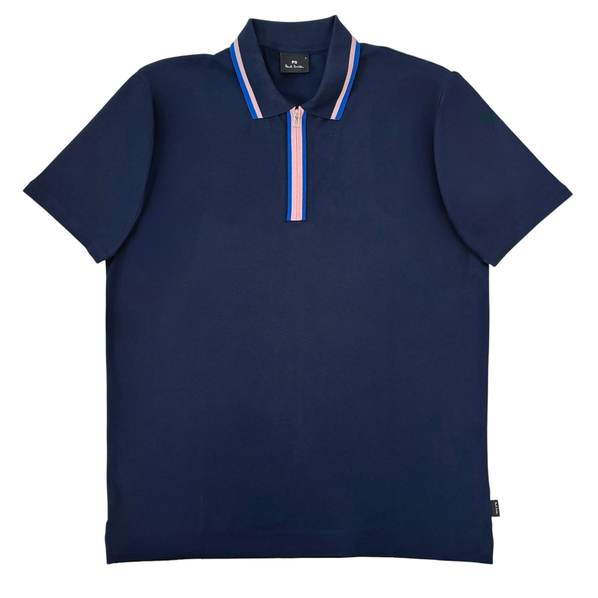Paul Smith 1/4 Zip Regular Fit Polo Shirt