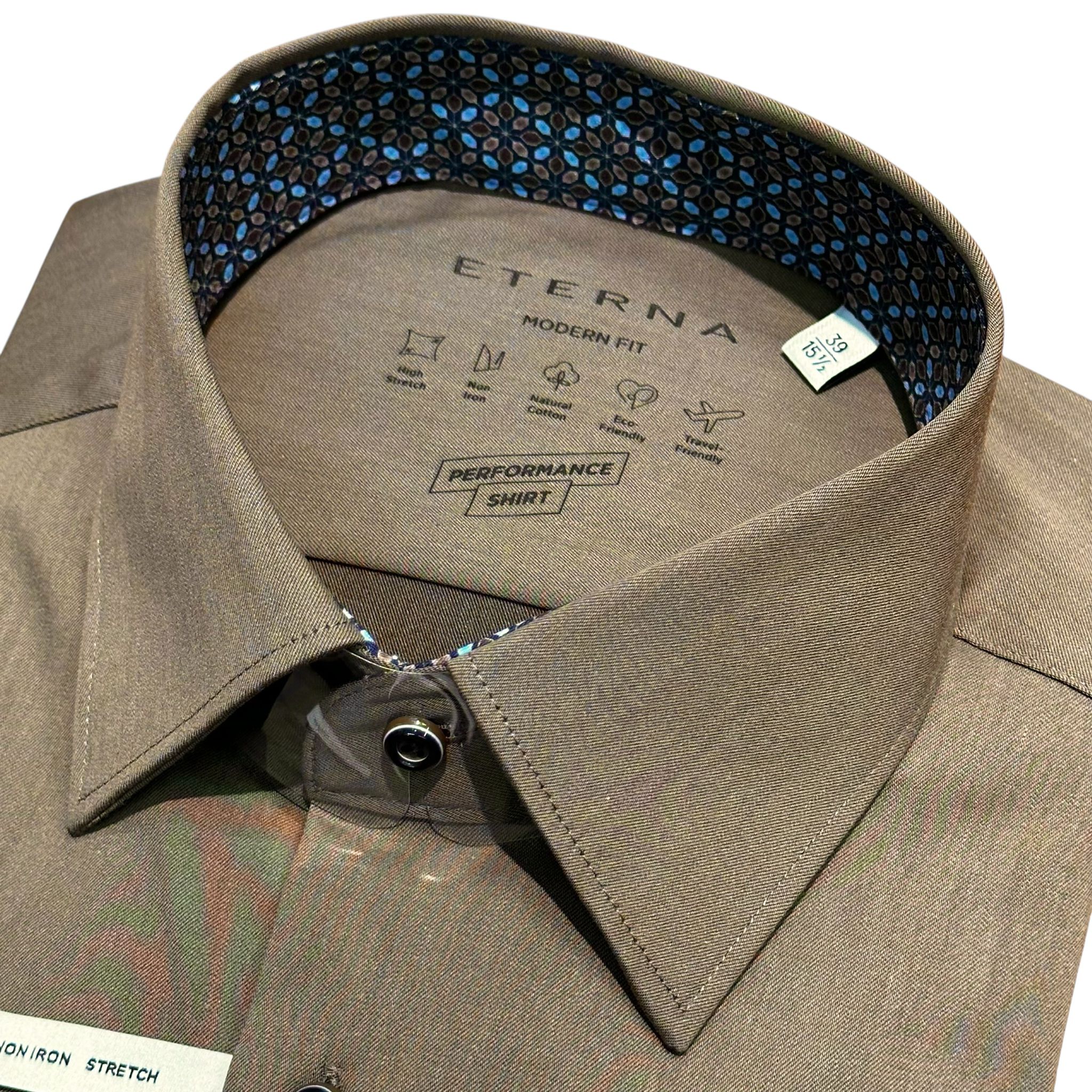 Eterna Regular Fit Long Sleeve Shirt