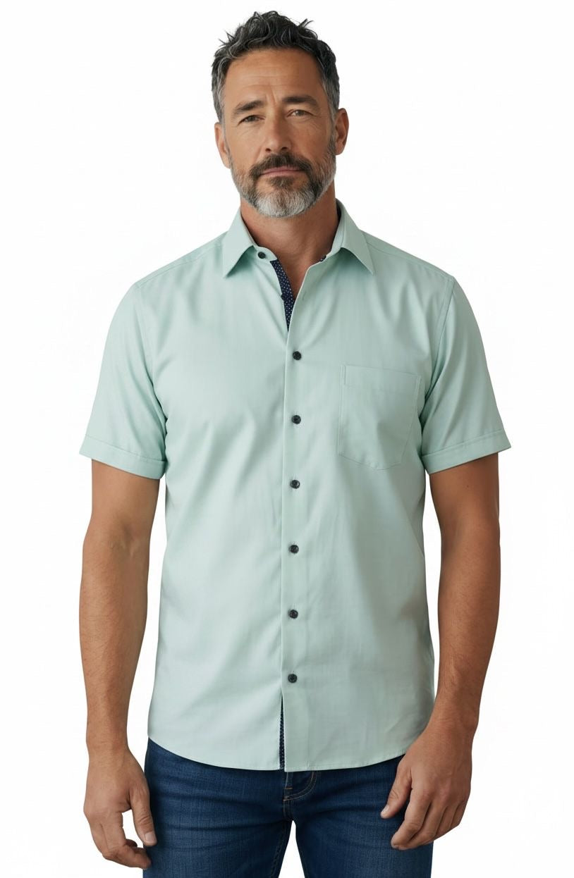 Eterna Regular Fit Short Sleeve Shirt