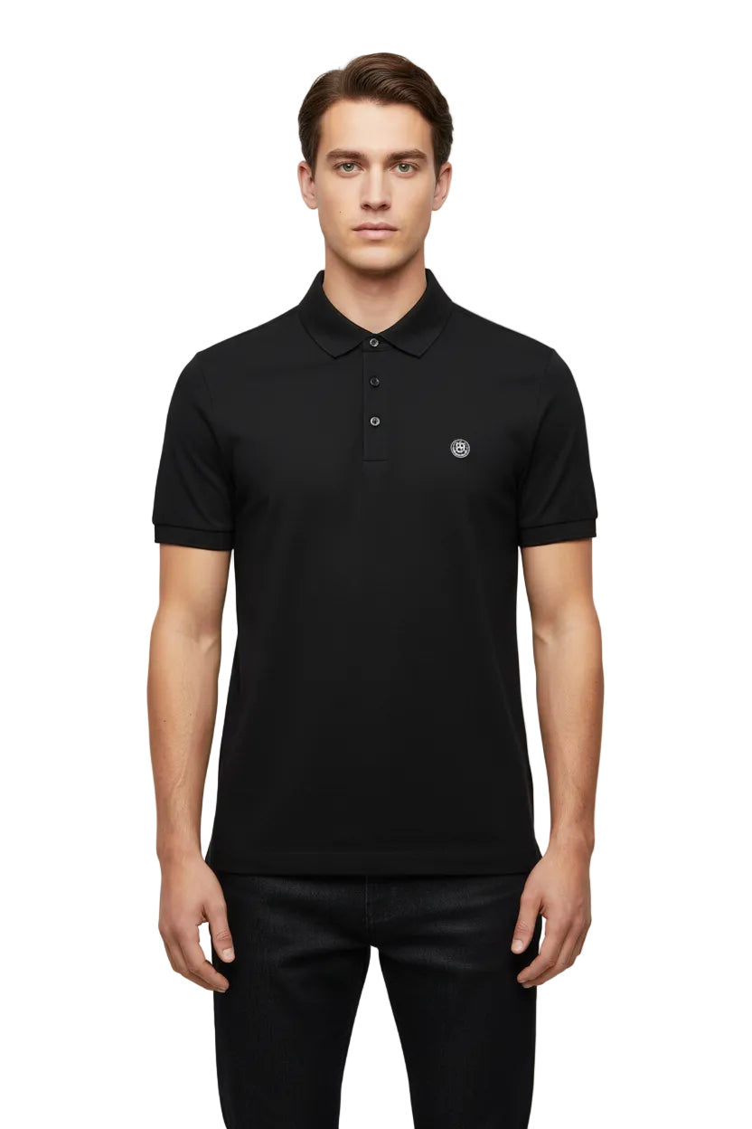 Big & Tall Boss Black Regular Fit Polo Shirt