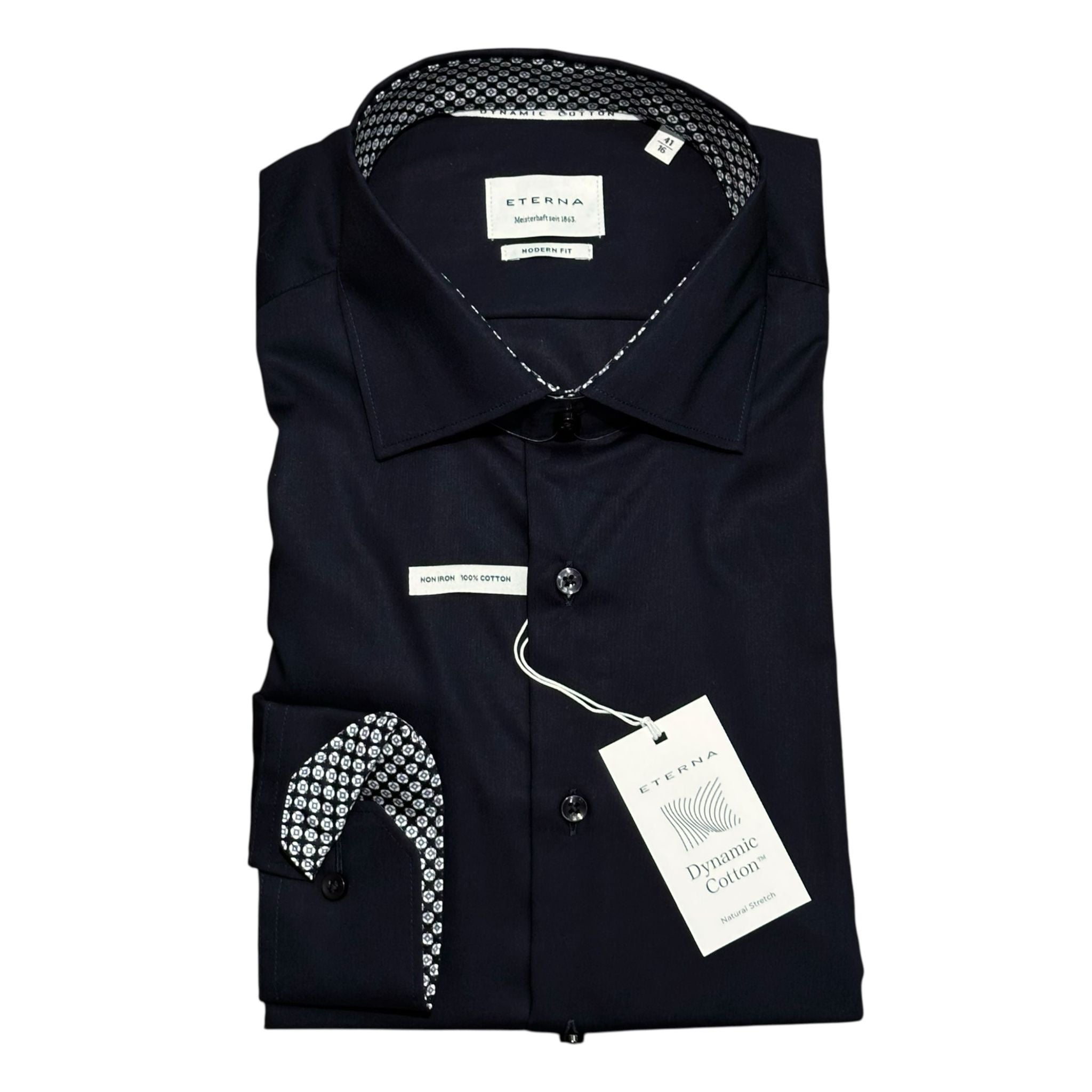 Eterna Regular Fit Long Sleeve Shirt