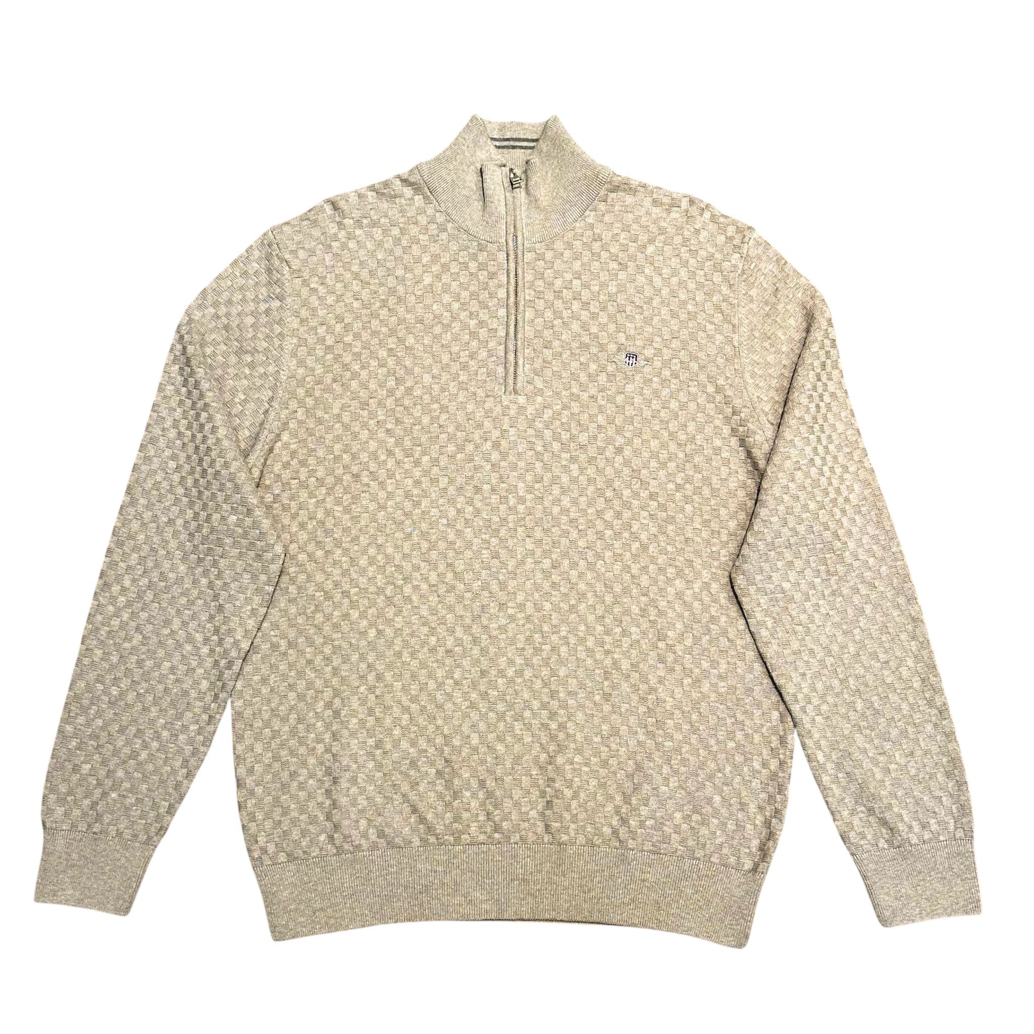Gant 1/4 Zip Knitted Sweatshirt