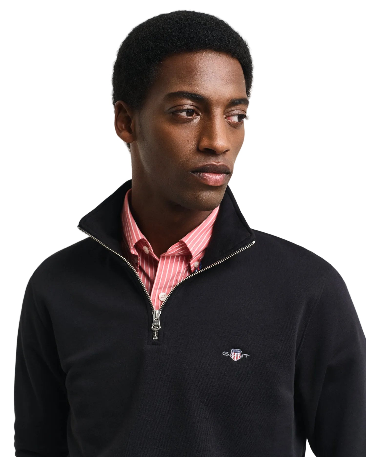 Gant 1/4 Zip Knitted Sweatshirt