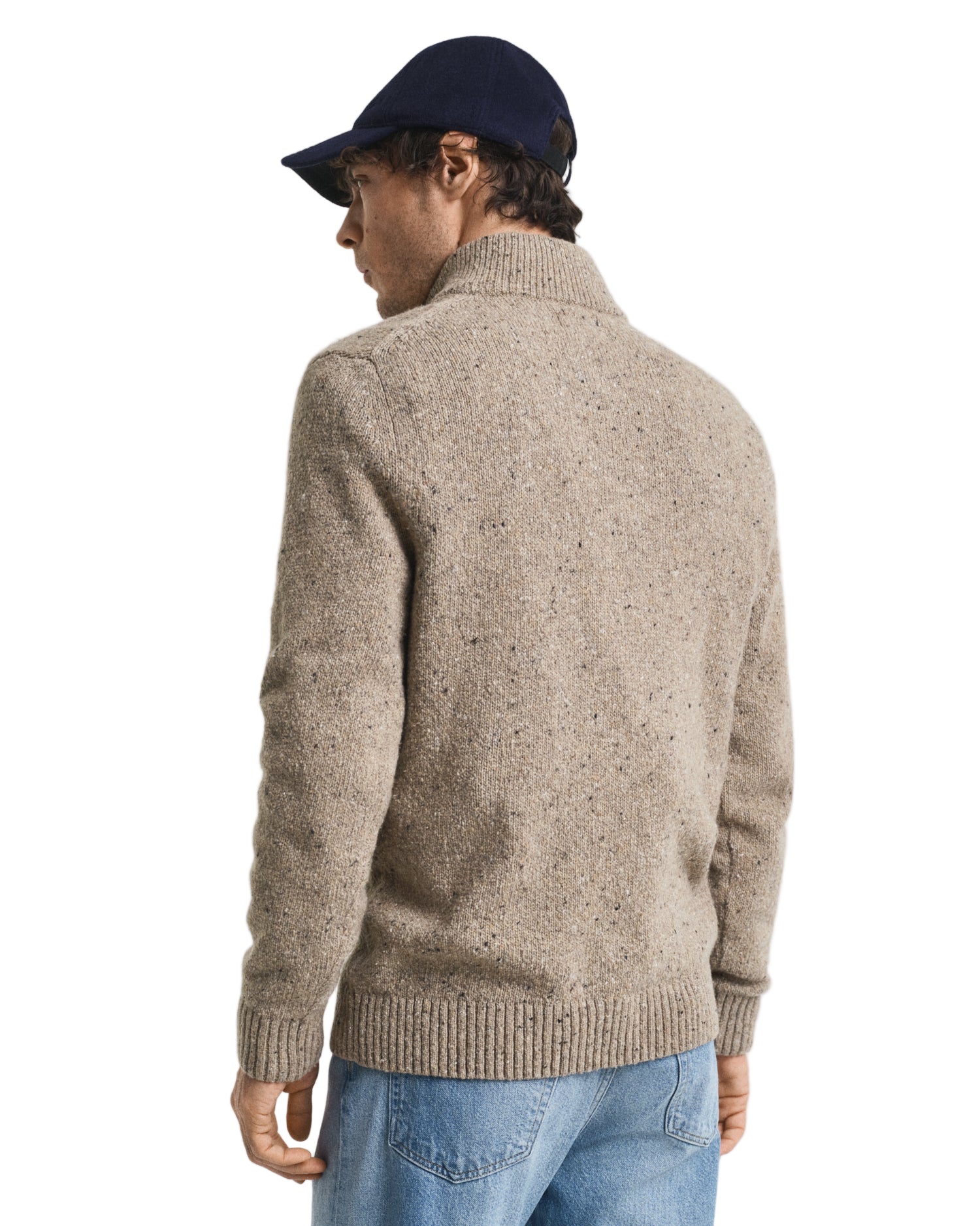 Big & Tall Gant 4 Button Knitted Sweatshirt