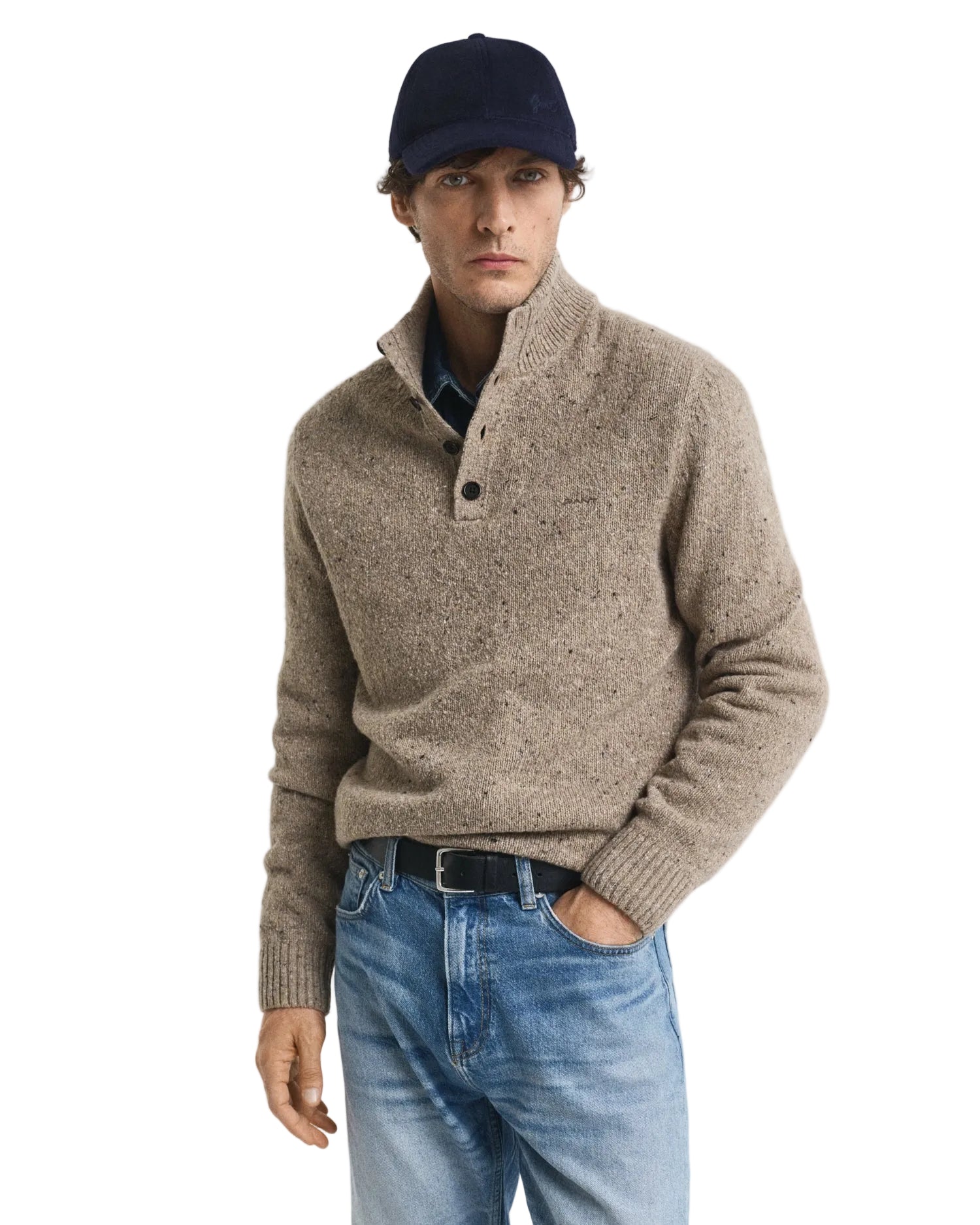 Gant 4 Button Knitted Sweatshirt