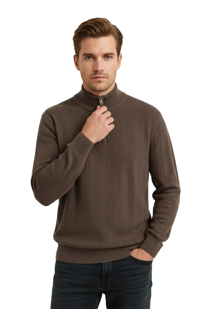 Gant 1/4 Zip Knitted Sweatshirt