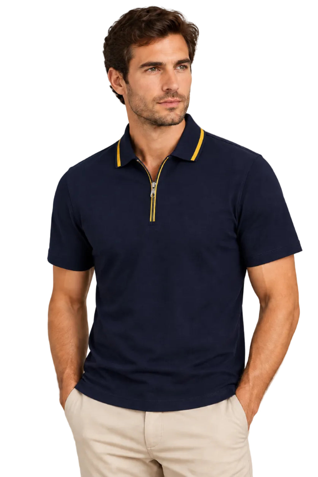Paul & Shark Regular Fit 1/4 Zip Polo Shirt
