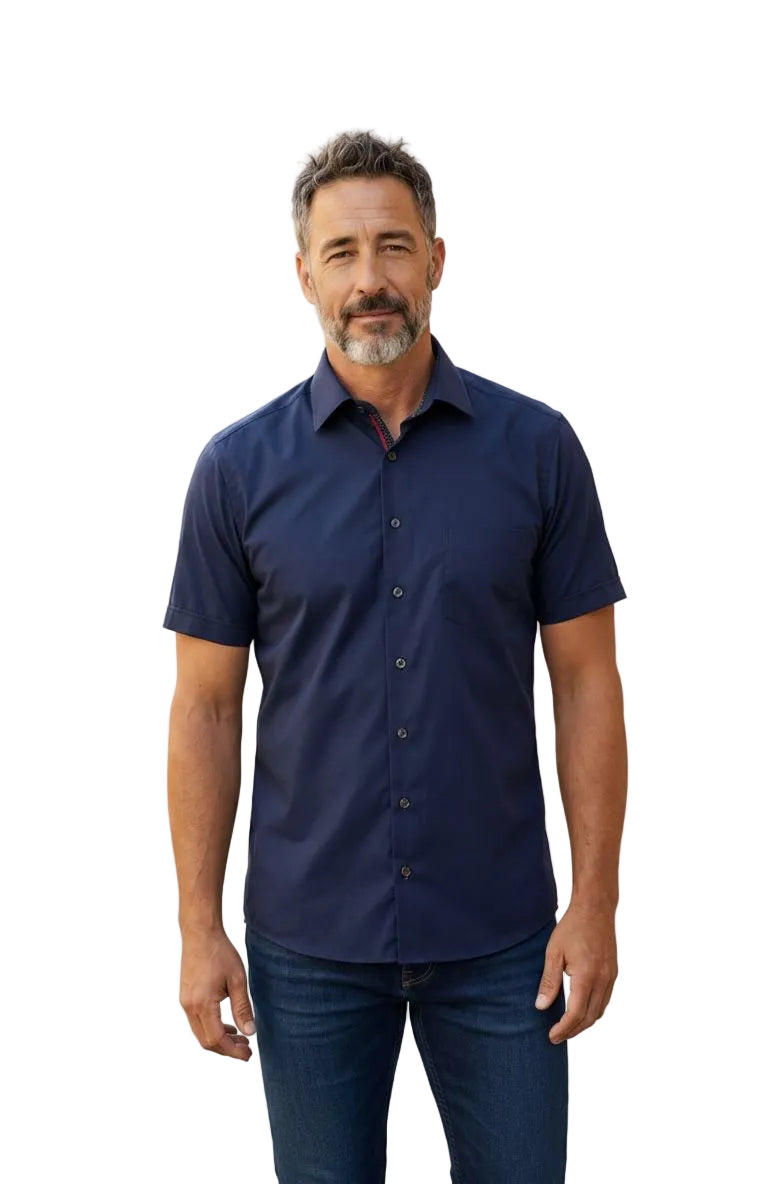 Eterna Regular Fit Short Sleeve Shirt