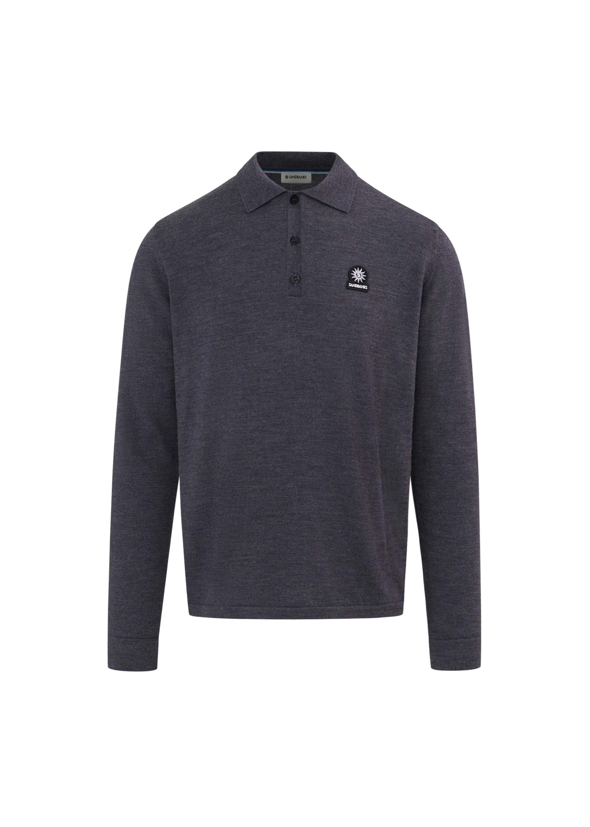 Sandbanks 3 Button Knitted Sweatshirt