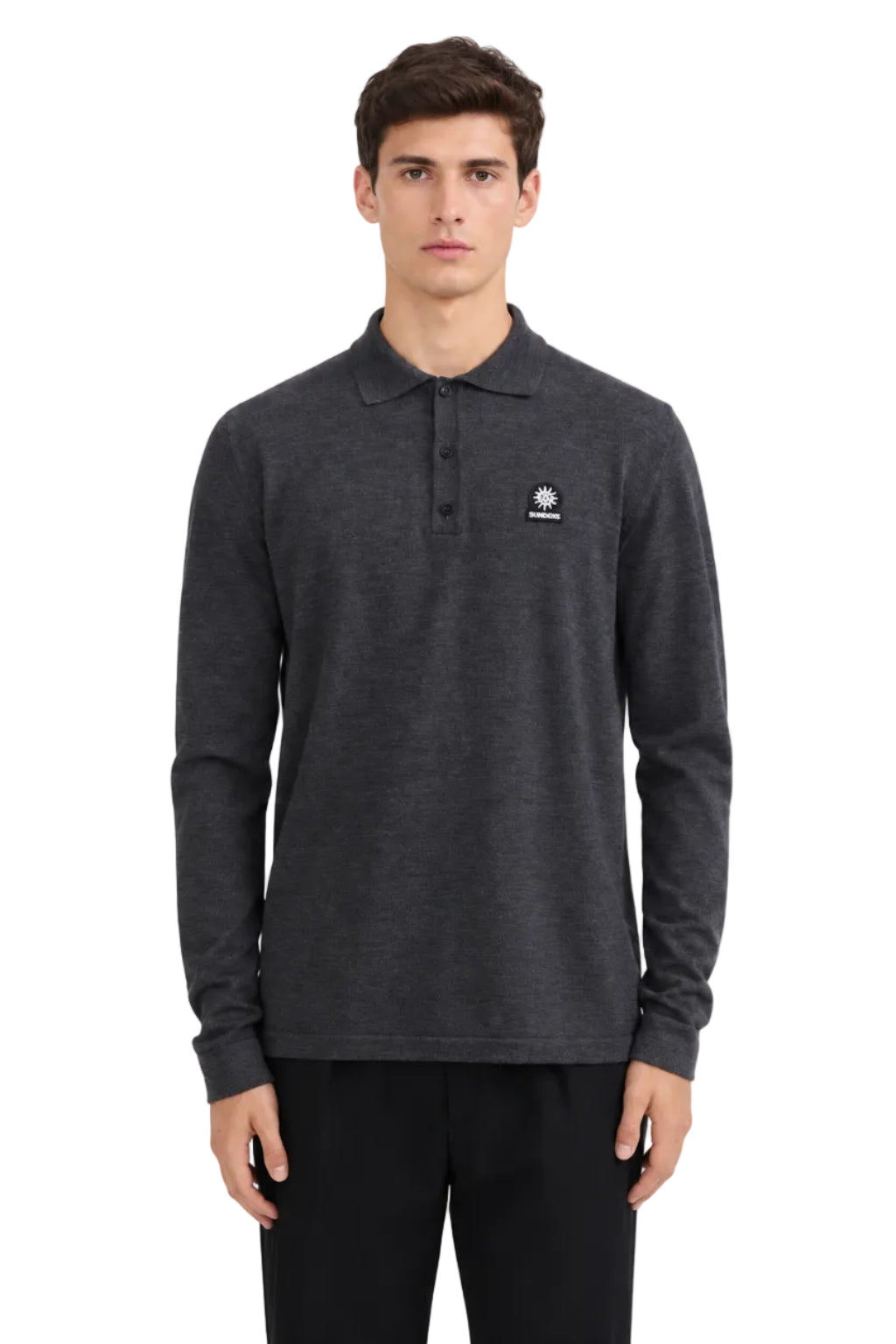 Sandbanks 3 Button Knitted Sweatshirt