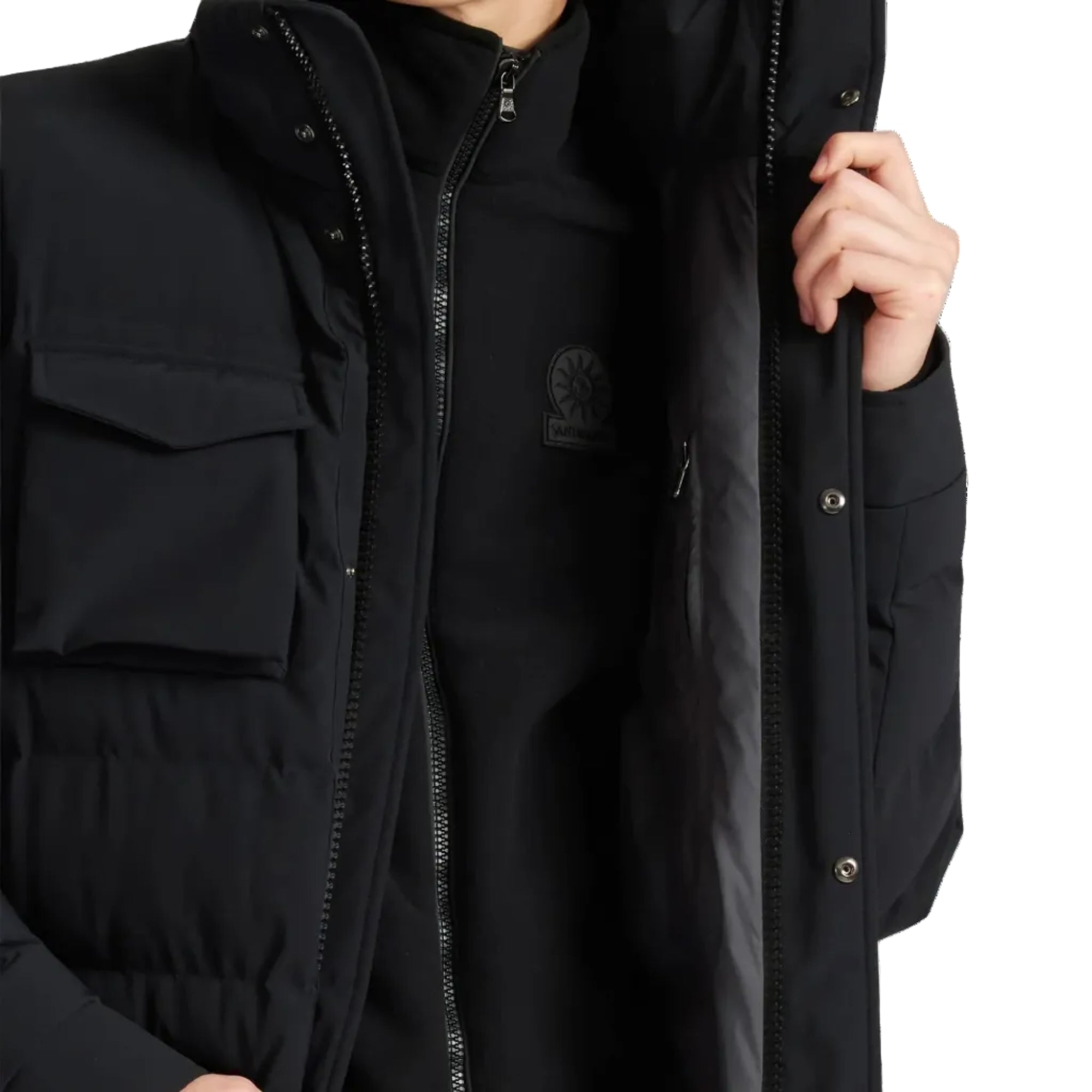 Sandbanks Long Puffer Coat