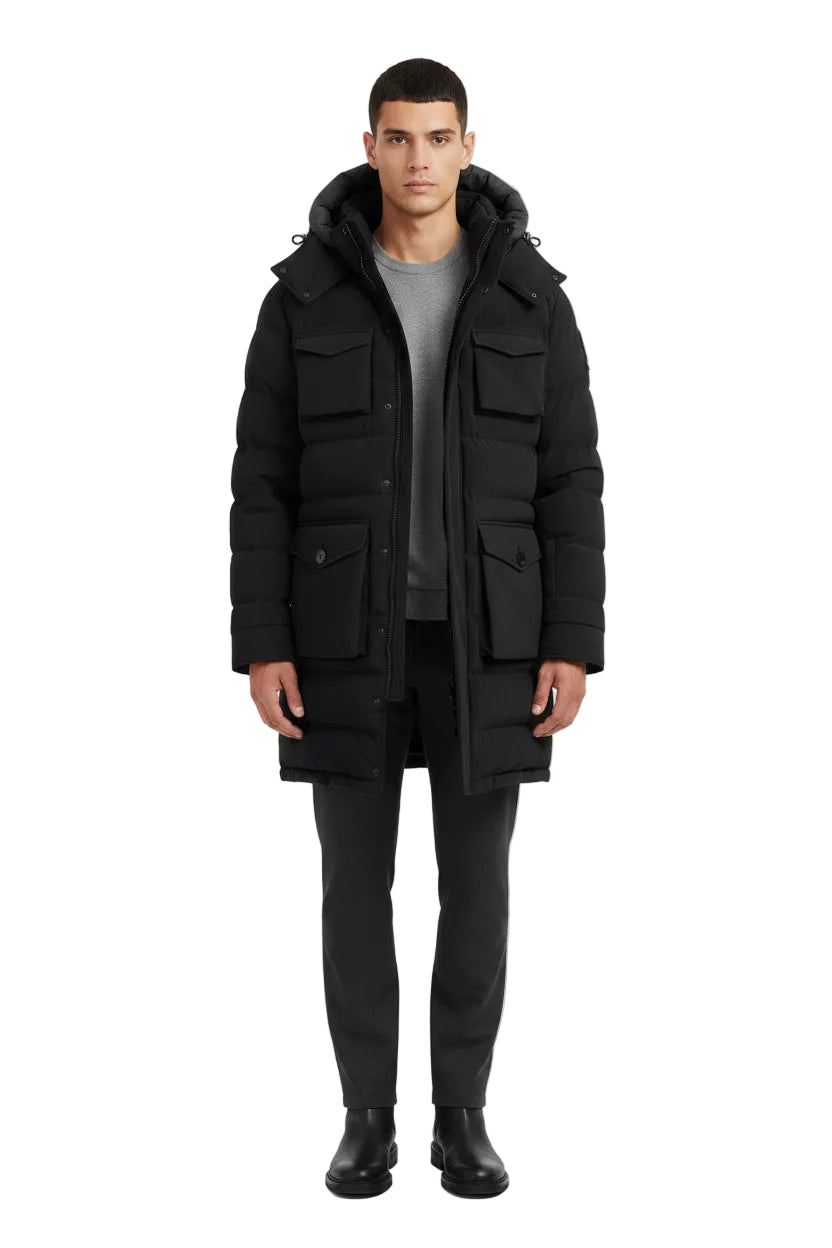 Sandbanks Long Puffer Coat