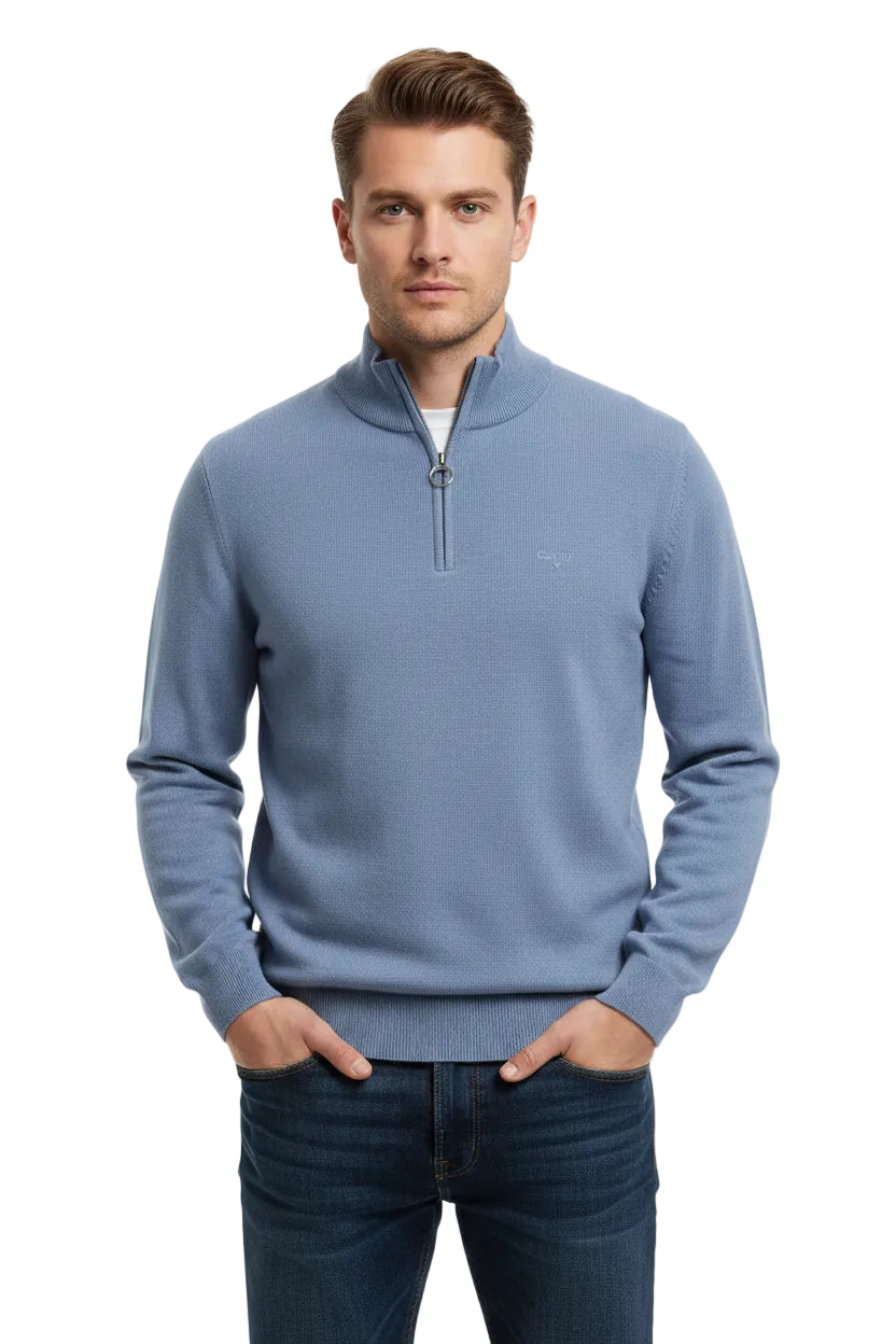 Barbour 1/4 Zip Knitted Sweatshirt