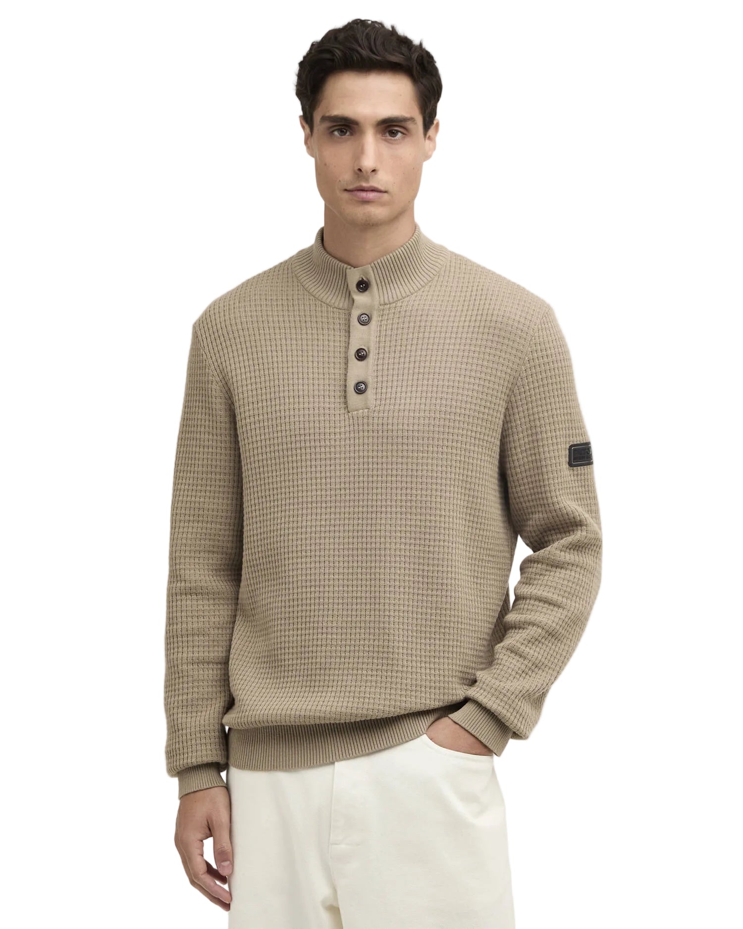 Barbour International 1/4 Zip Knitted Sweatshirt