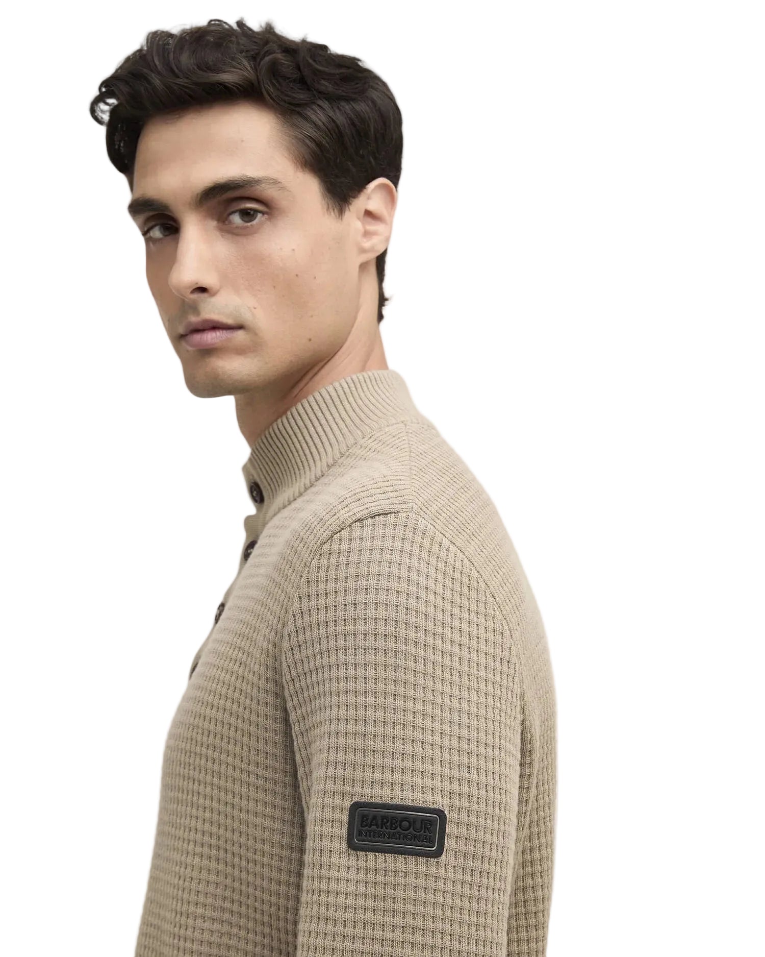 Barbour International 1/4 Zip Knitted Sweatshirt