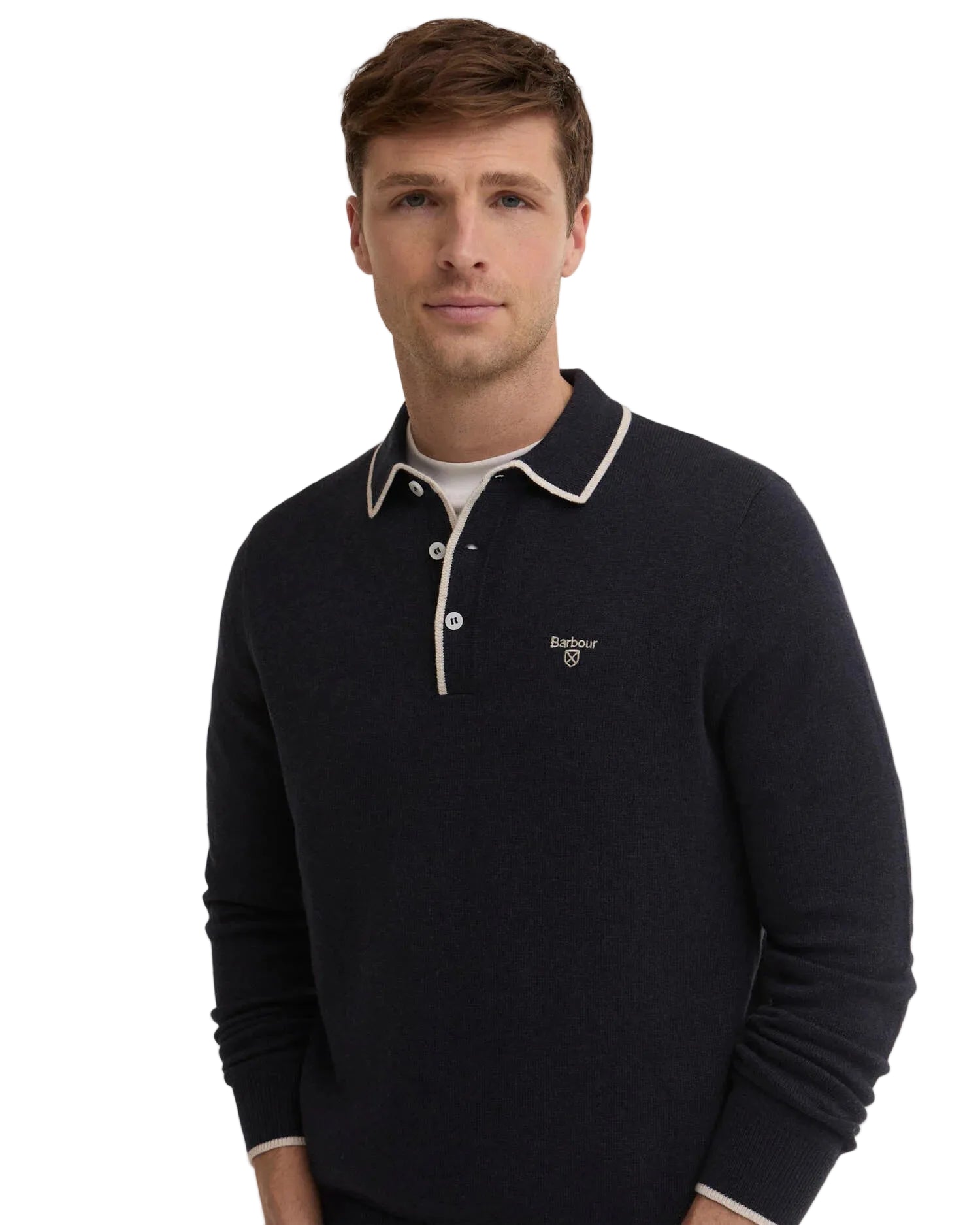 Barbour 3 Button Knitted Sweatshirt
