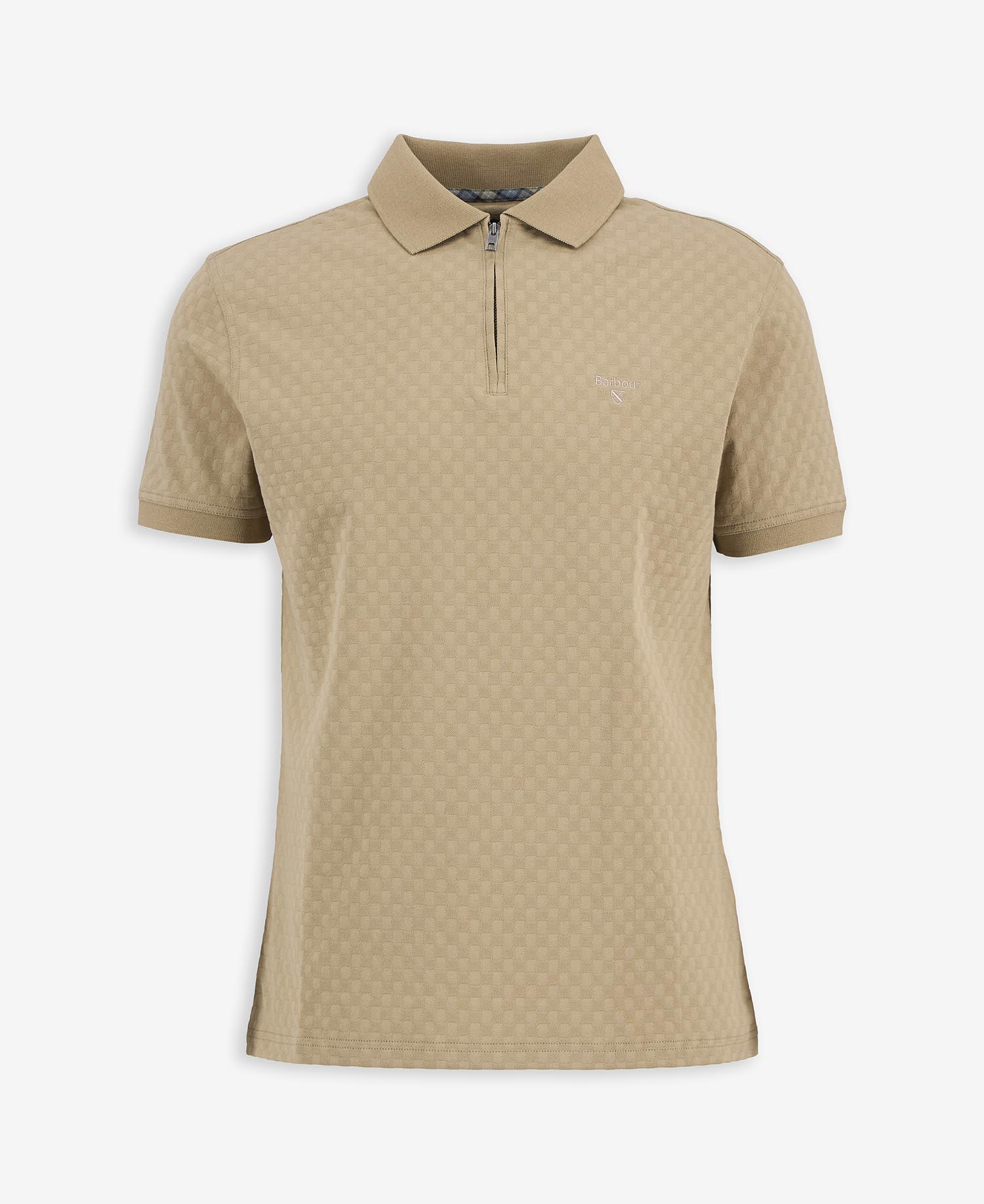 Barbour Tailored Fit 1/4 Zip Polo Shirt