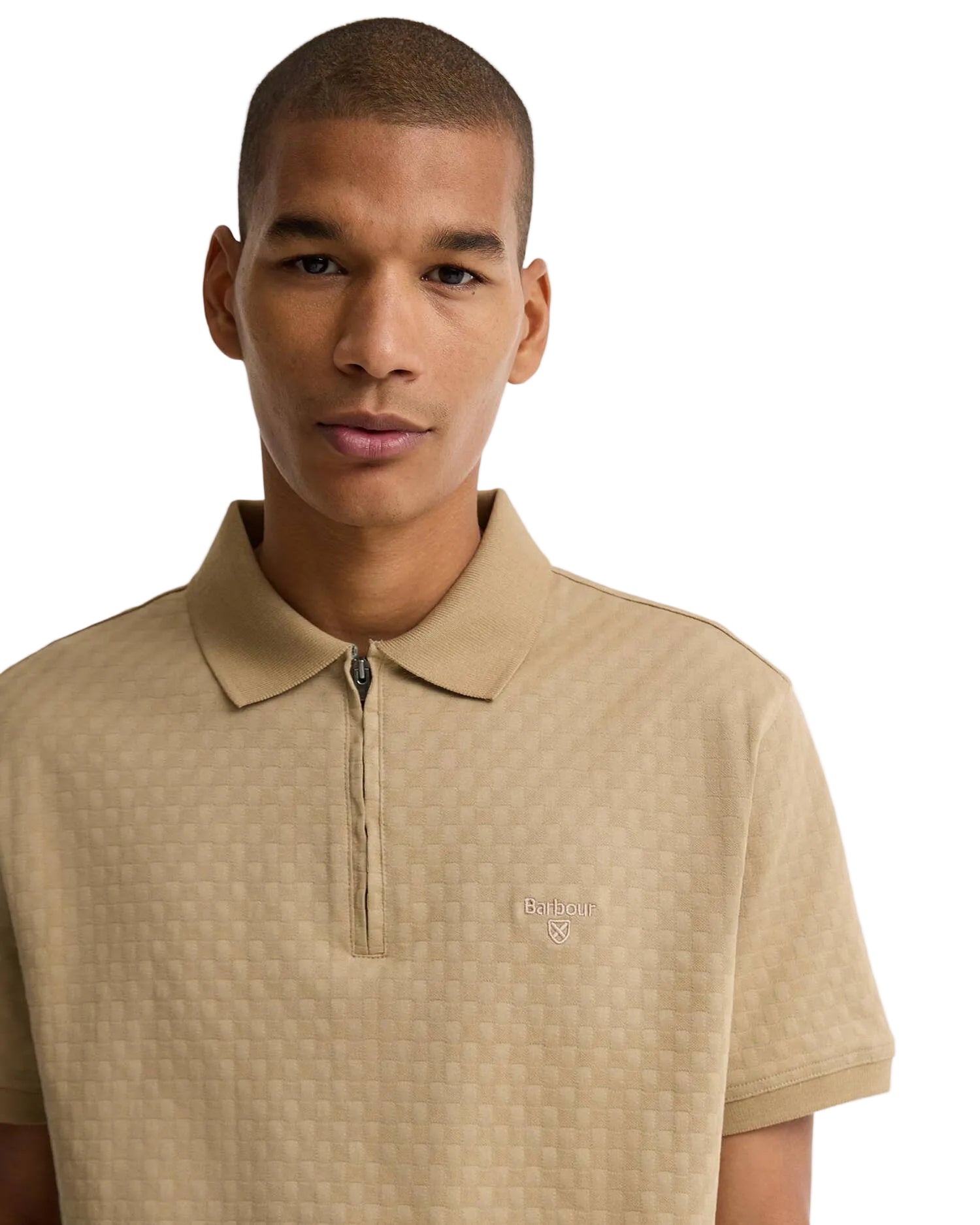 Barbour Tailored Fit 1/4 Zip Polo Shirt