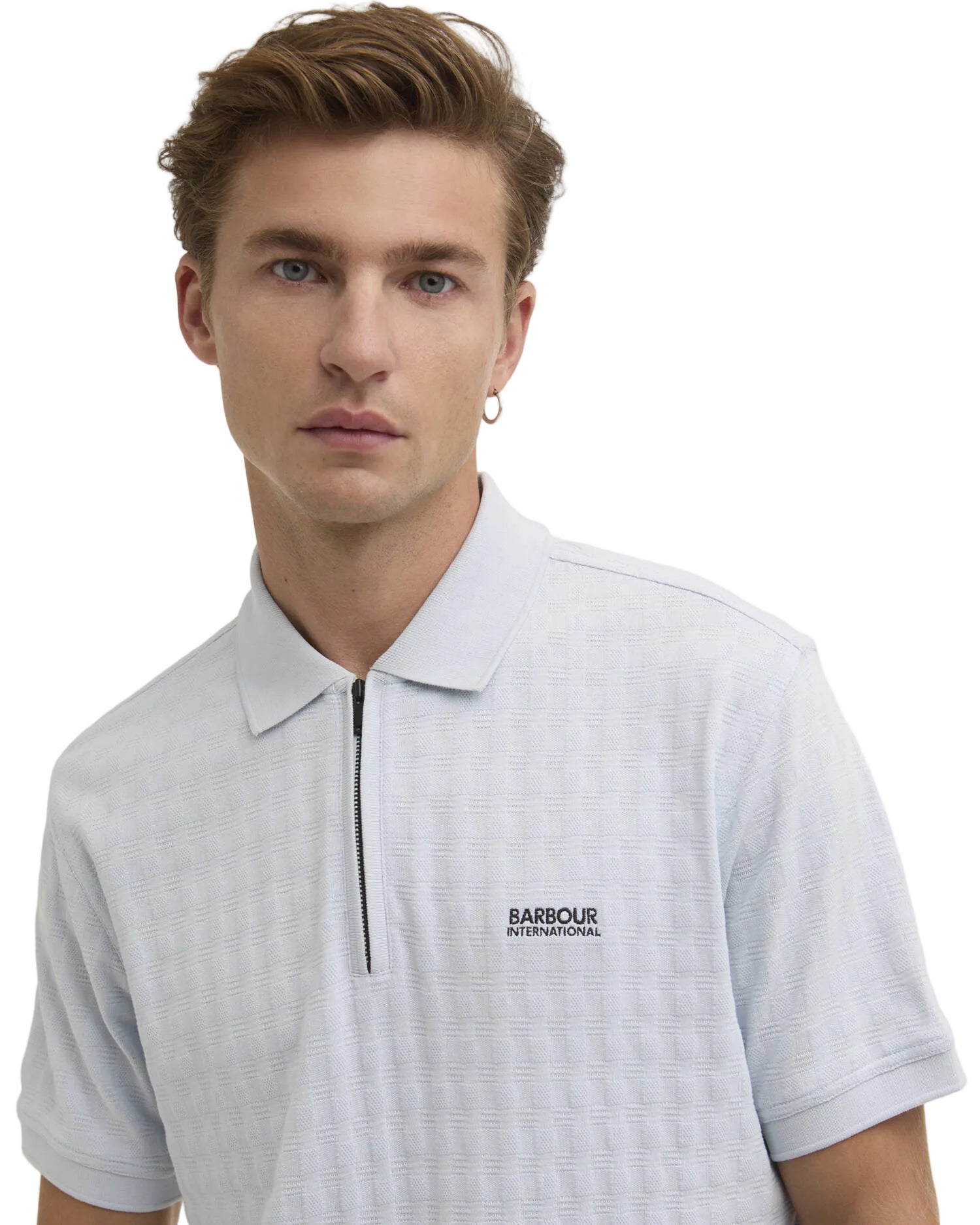 Barbour International Regular Fit 1/4 Zip Polo Shirt