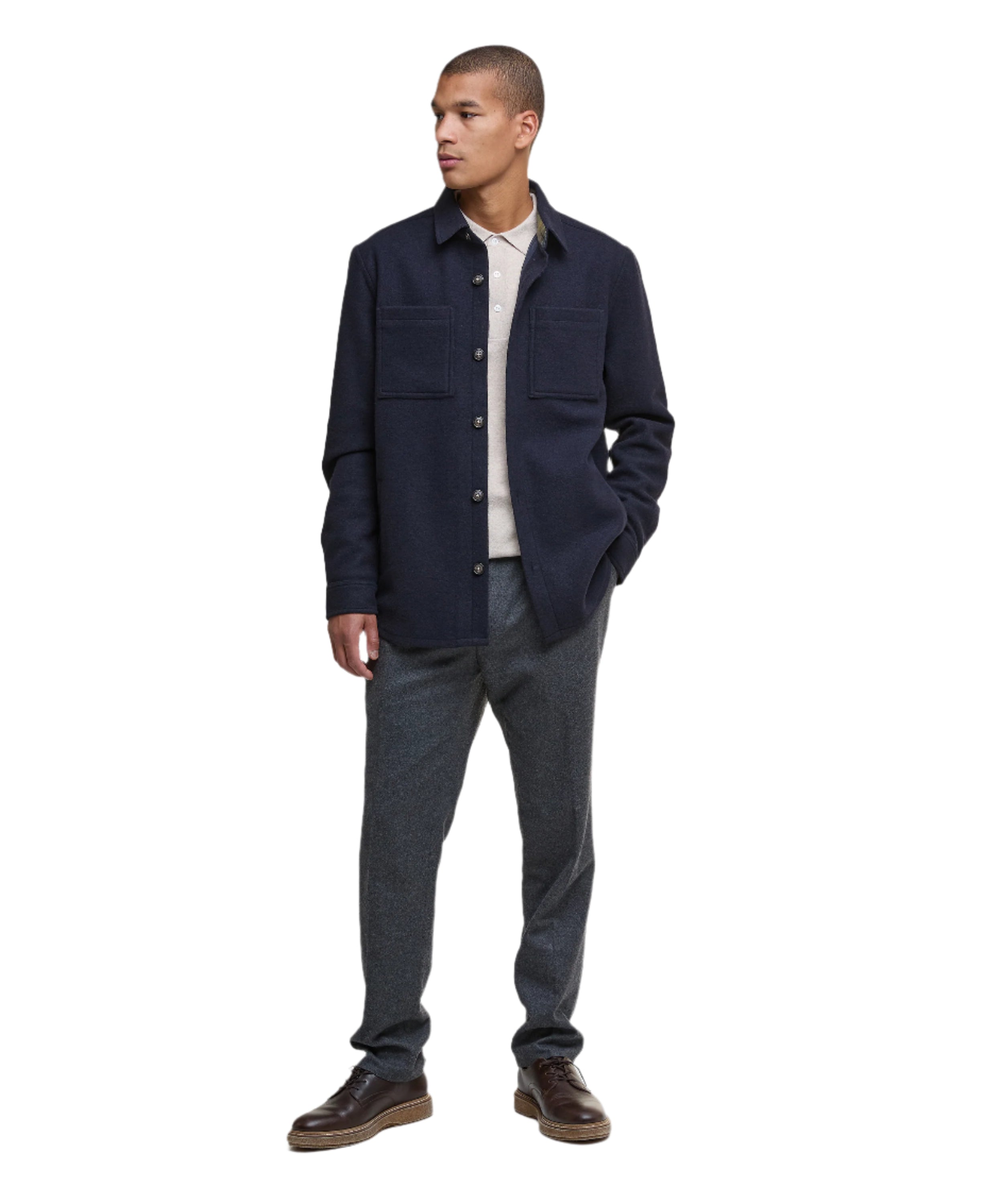 Barbour Regular Fit Long Sleeve Overshirt
