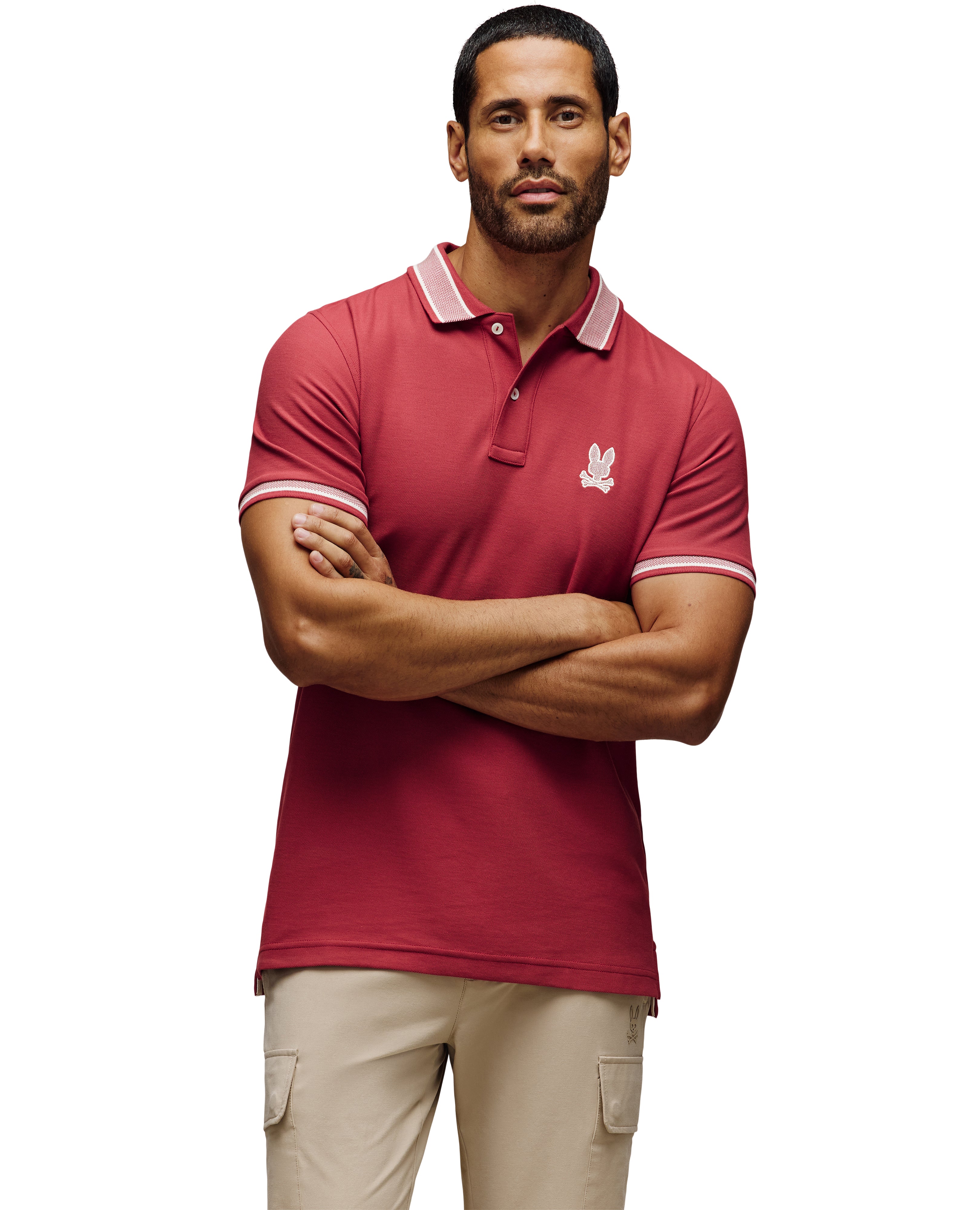 Psycho Bunny Regular Fit Polo Shirt check material