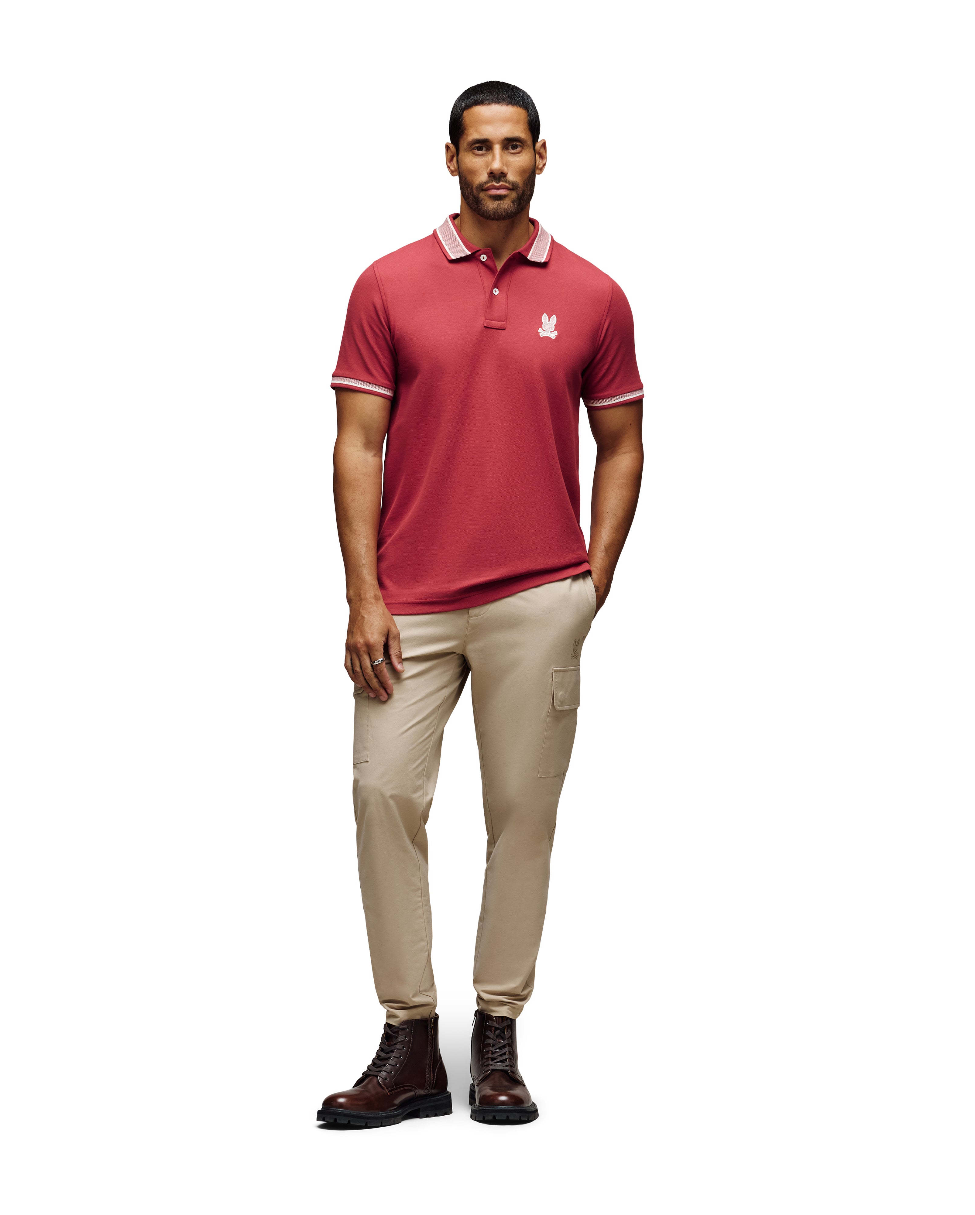 Psycho Bunny Regular Fit Polo Shirt check material