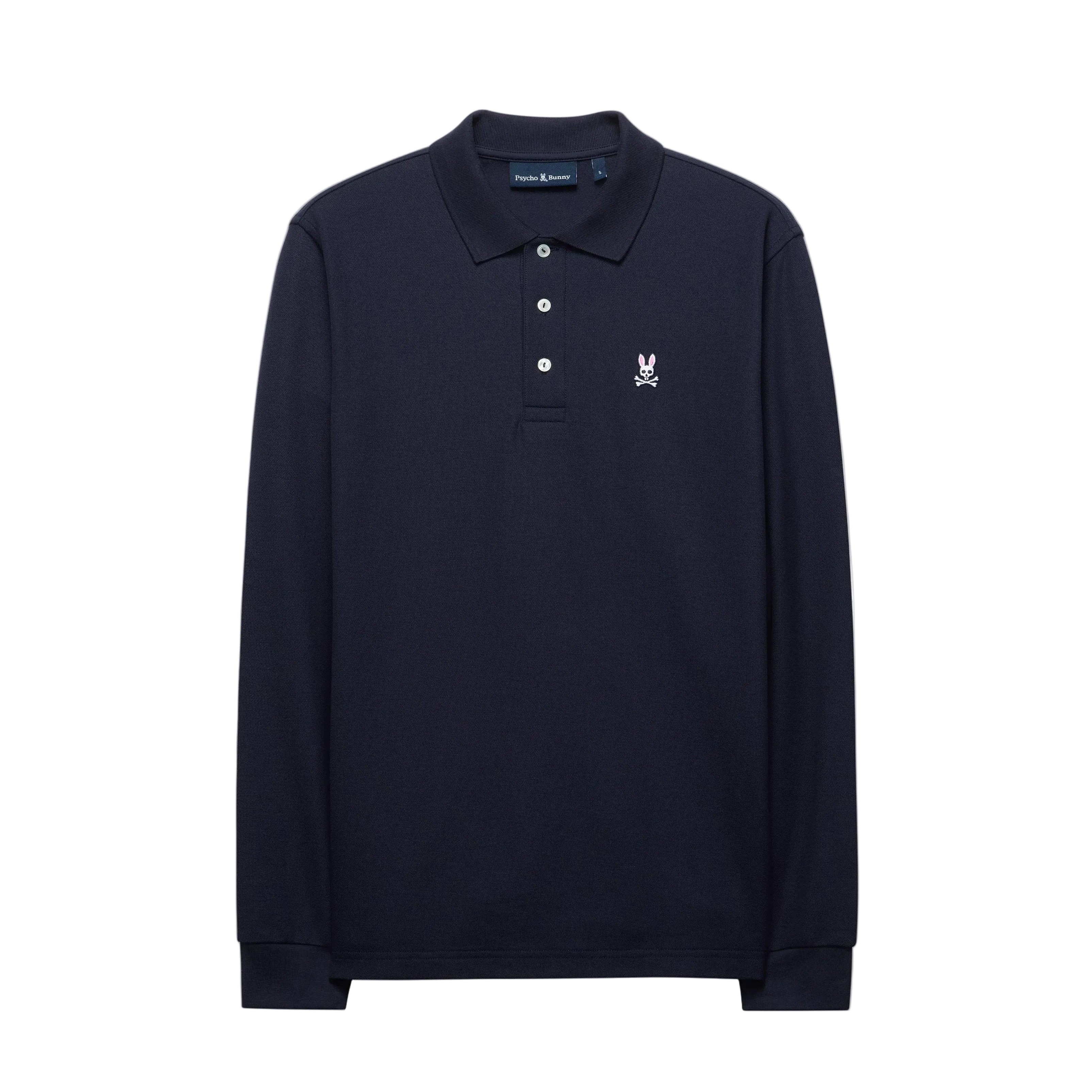 Psycho Bunny Regular Fit Long Sleeve  Polo Shirt