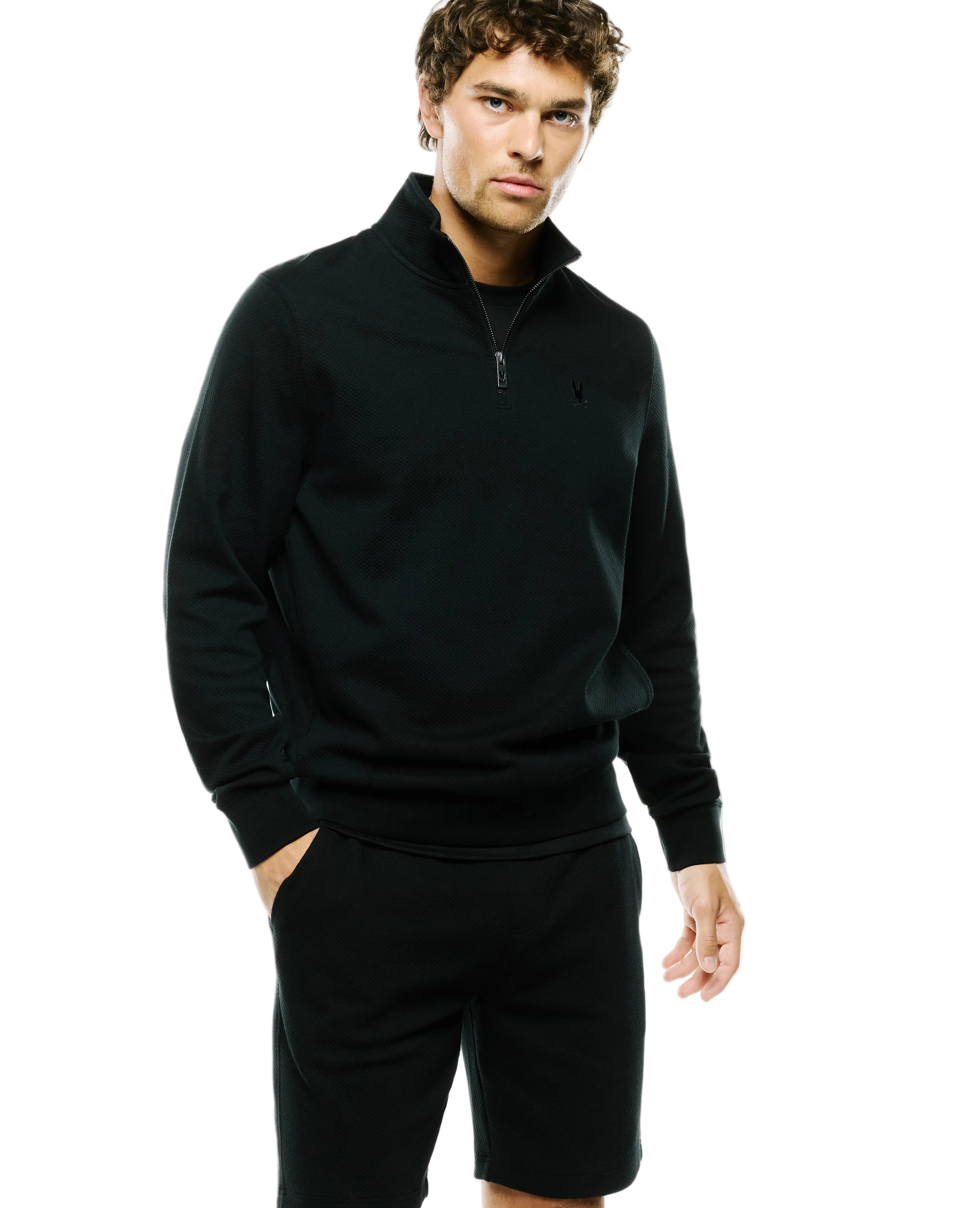 Psycho Bunny 1/4 Zip Knitted Sweatshirt