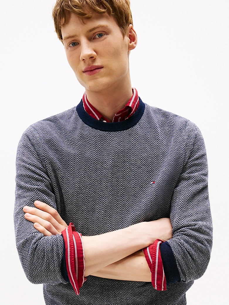Tommy Hilfiger Crew Neck Knitted Sweatshirt