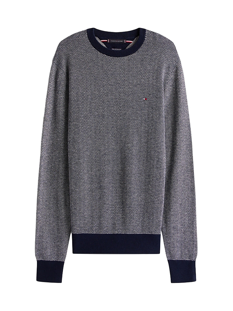 Tommy Hilfiger Crew Neck Knitted Sweatshirt